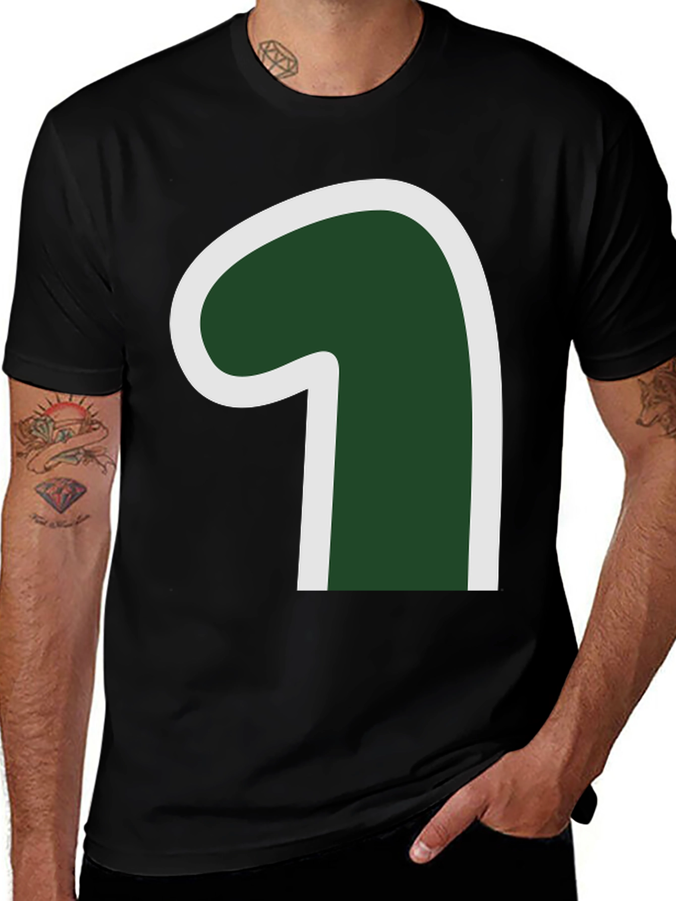 Green Retro 1 Graphic T-Shirt - Classic Style