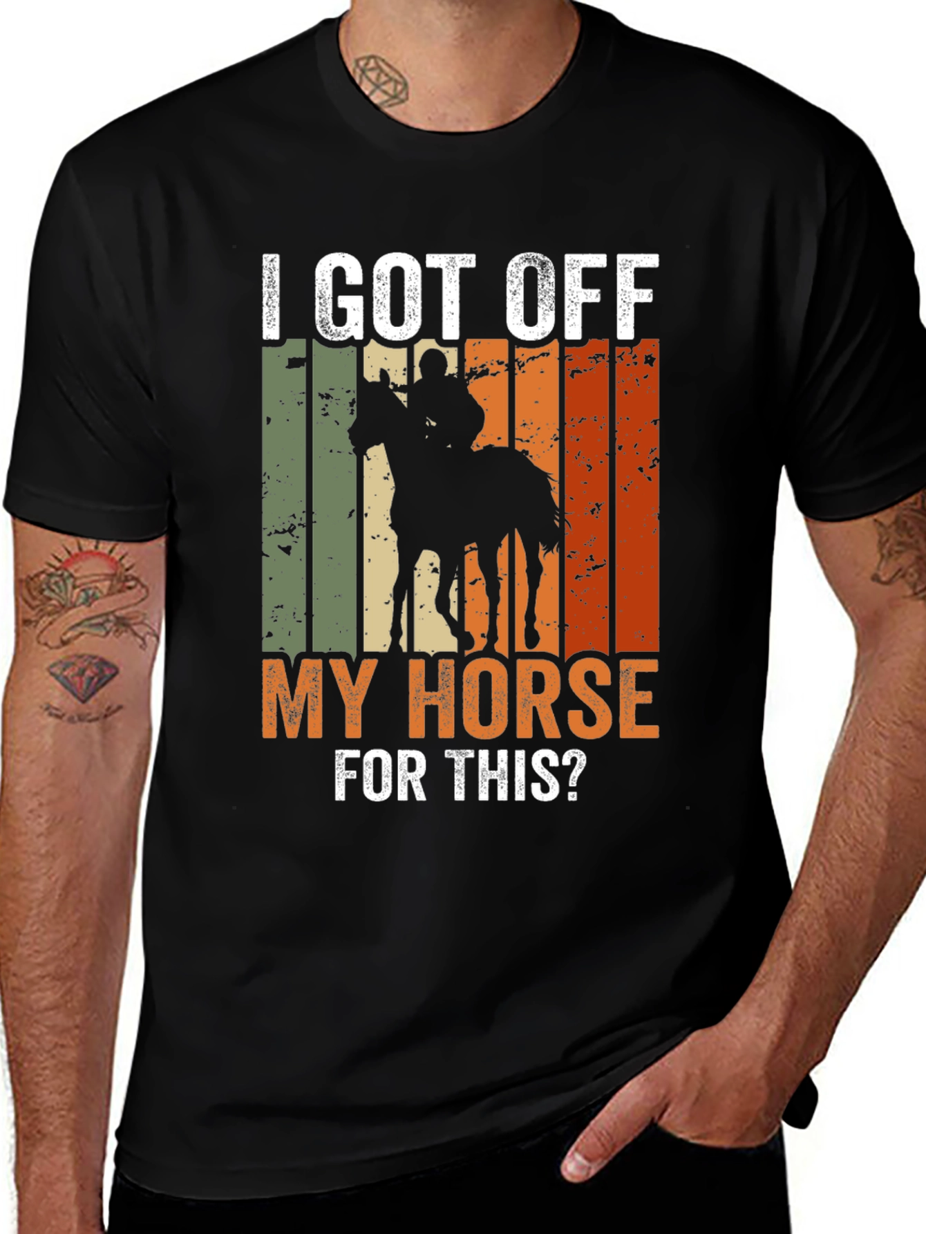 Variant 2 of I Got Off My Horse For This? Novelty T-Shirt
