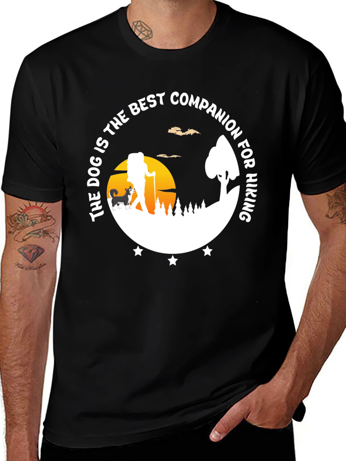 Variant 13 of Dog Hiking Companion T-Shirt