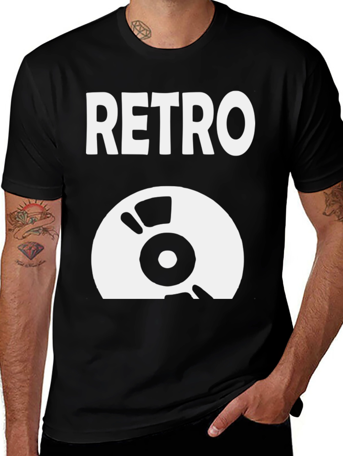 Variant 30 of Retro Vinyl Record T-Shirt - Classic Style