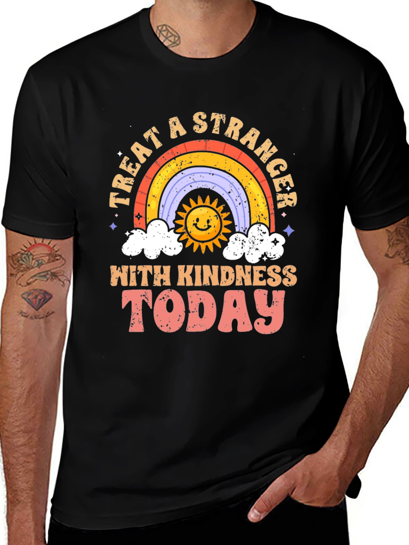 Variant 11 of Kindness T-Shirt - Treat a Stranger