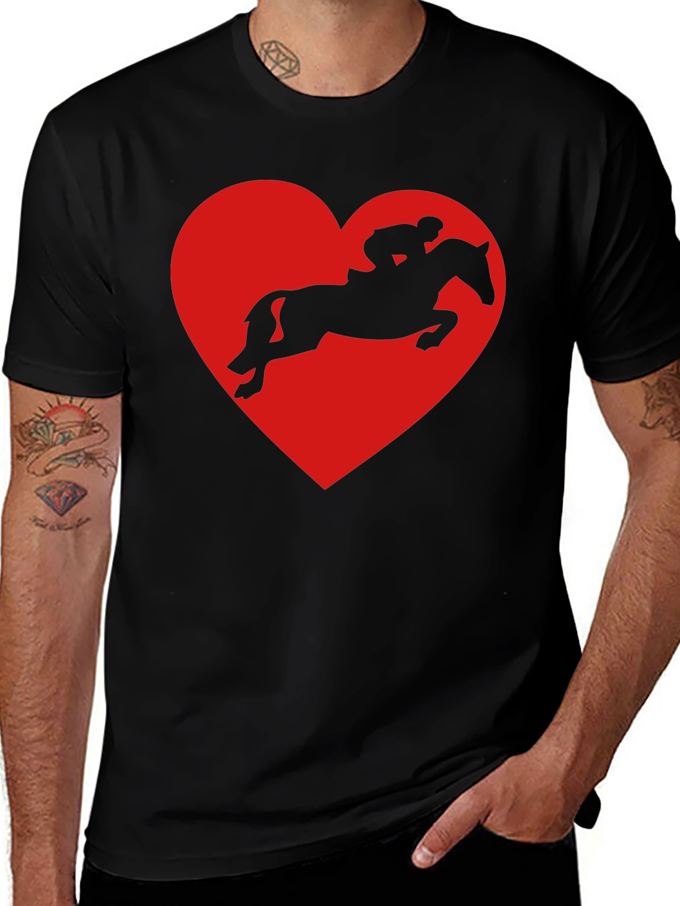 Variant 22 of Equestrian Heart T-Shirt