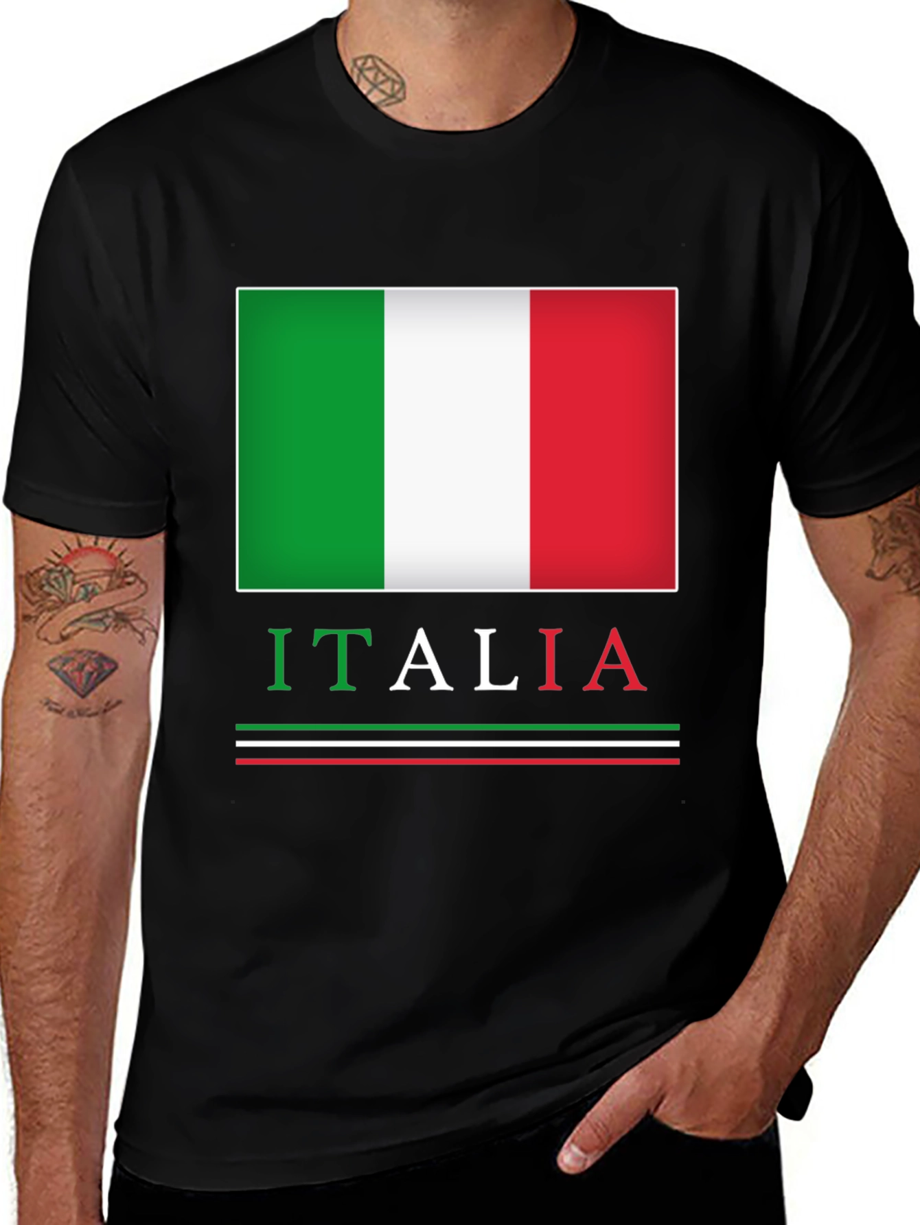 Italy Flag T-Shirt - Italia Pride