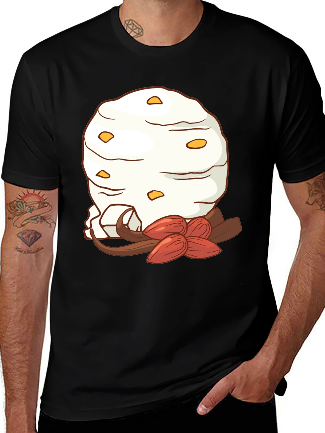 Variant 4 of Vanilla Almond Dessert T-Shirt