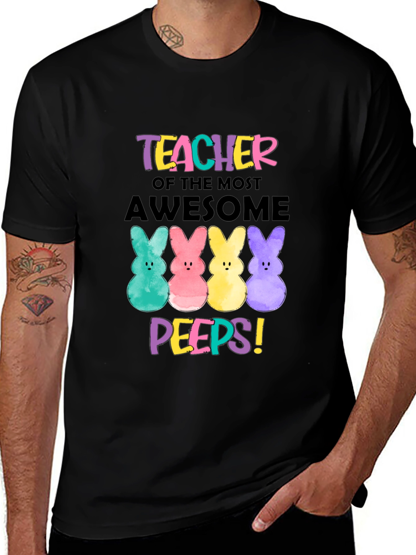 Variant 26 of Teacher Easter Peeps T-Shirt
