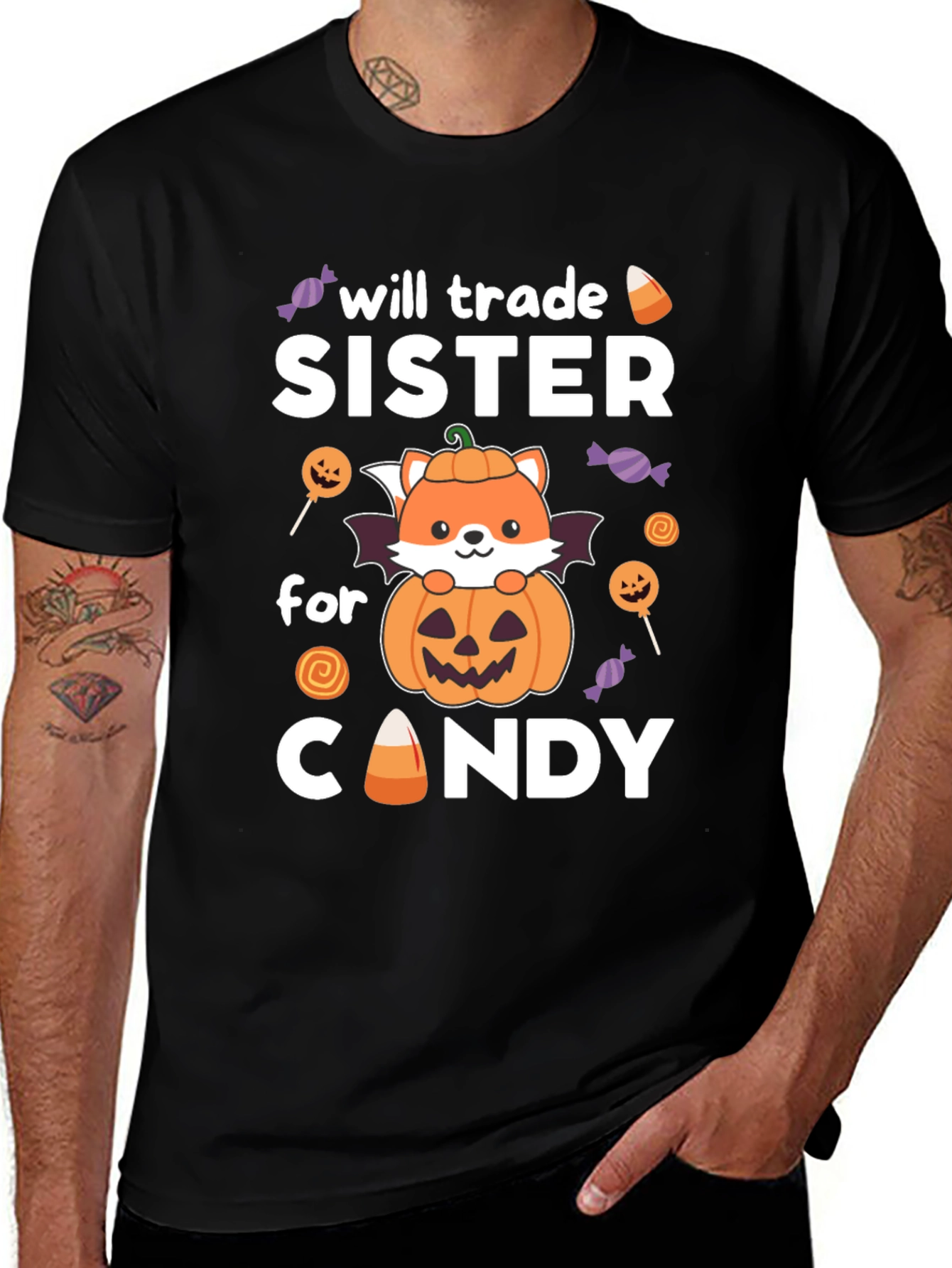 Variant 23 of Halloween Sister Trade T-Shirt