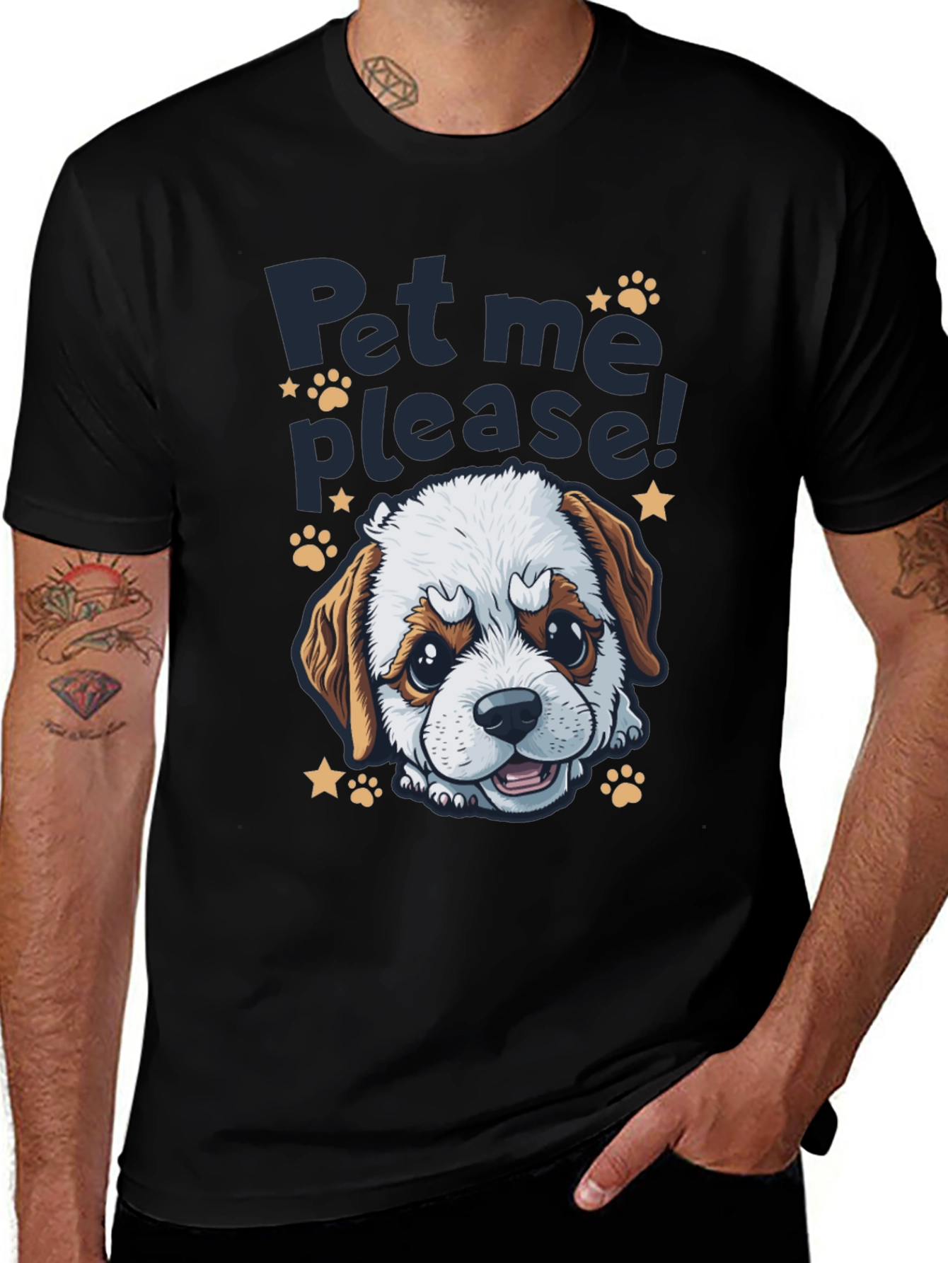 Variant 23 of Pet Me Please Puppy T-Shirt