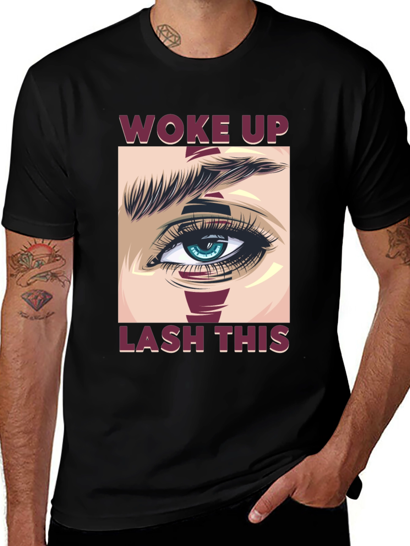 Variant 26 of Woke Up Lash This Graphic Tee