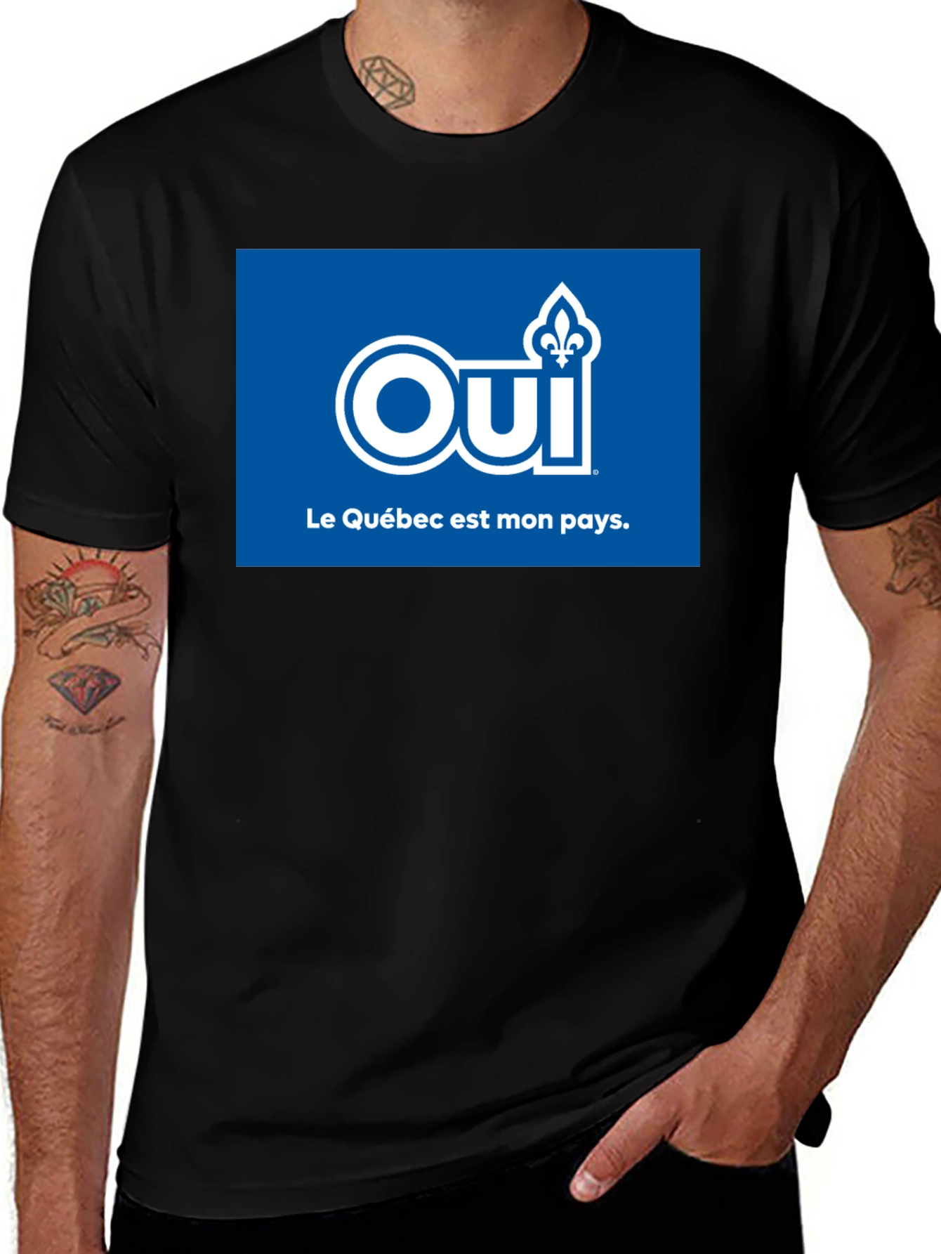 Quebec "Oui Le Québec est mon pays" T-Shirt