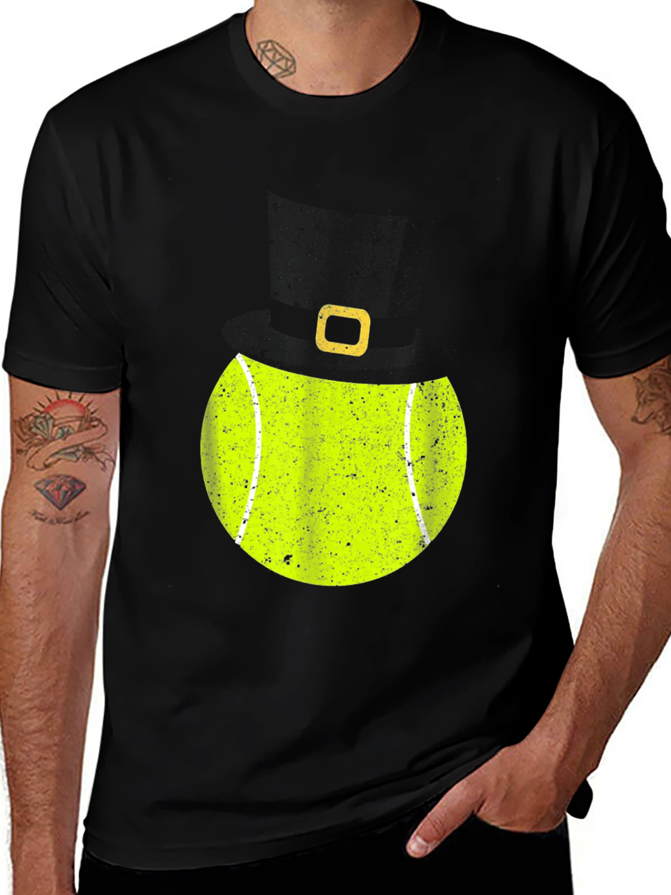 Variant 15 of Tennis Ball Leprechaun T-Shirt - St. Patrick's Day