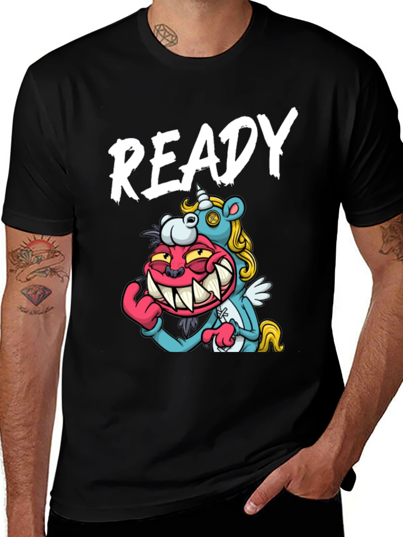 Variant 14 of Ready Cartoon Graphic T-Shirt
