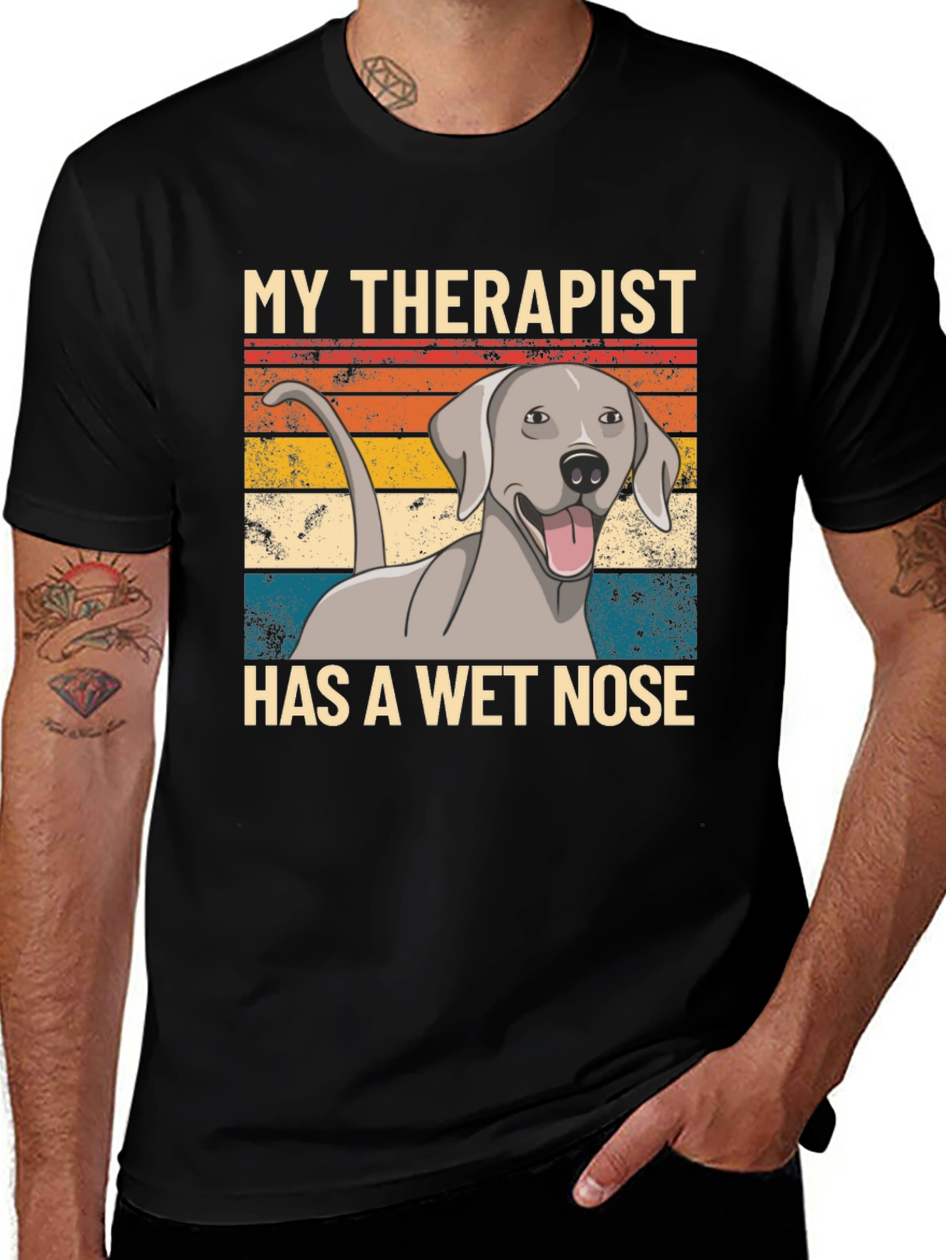 Variant 14 of My Therapist Has A Wet Nose T-Shirt