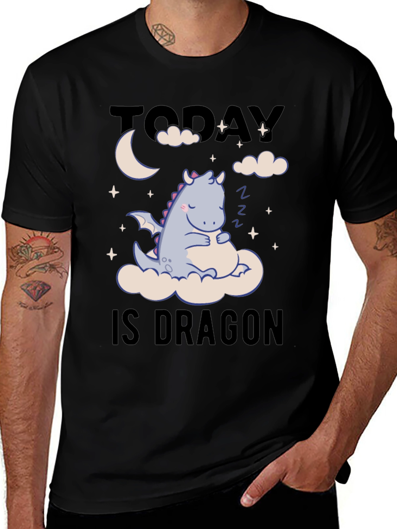 Variant 30 of Sleepy Dragon Graphic T-Shirt