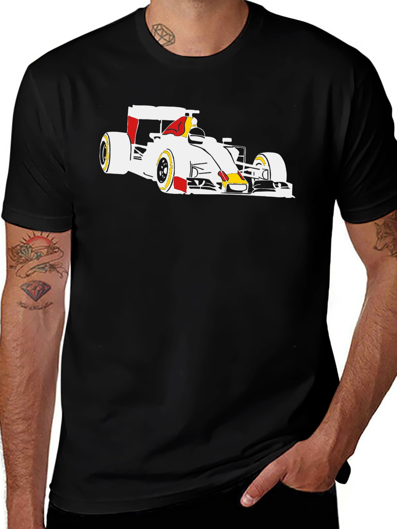 Formula 1 Racing Car Graphic T-Shirt