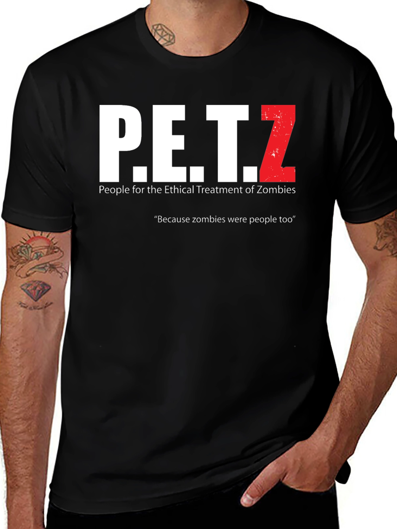Variant 13 of P.E.T.Z Zombie Rights T-Shirt