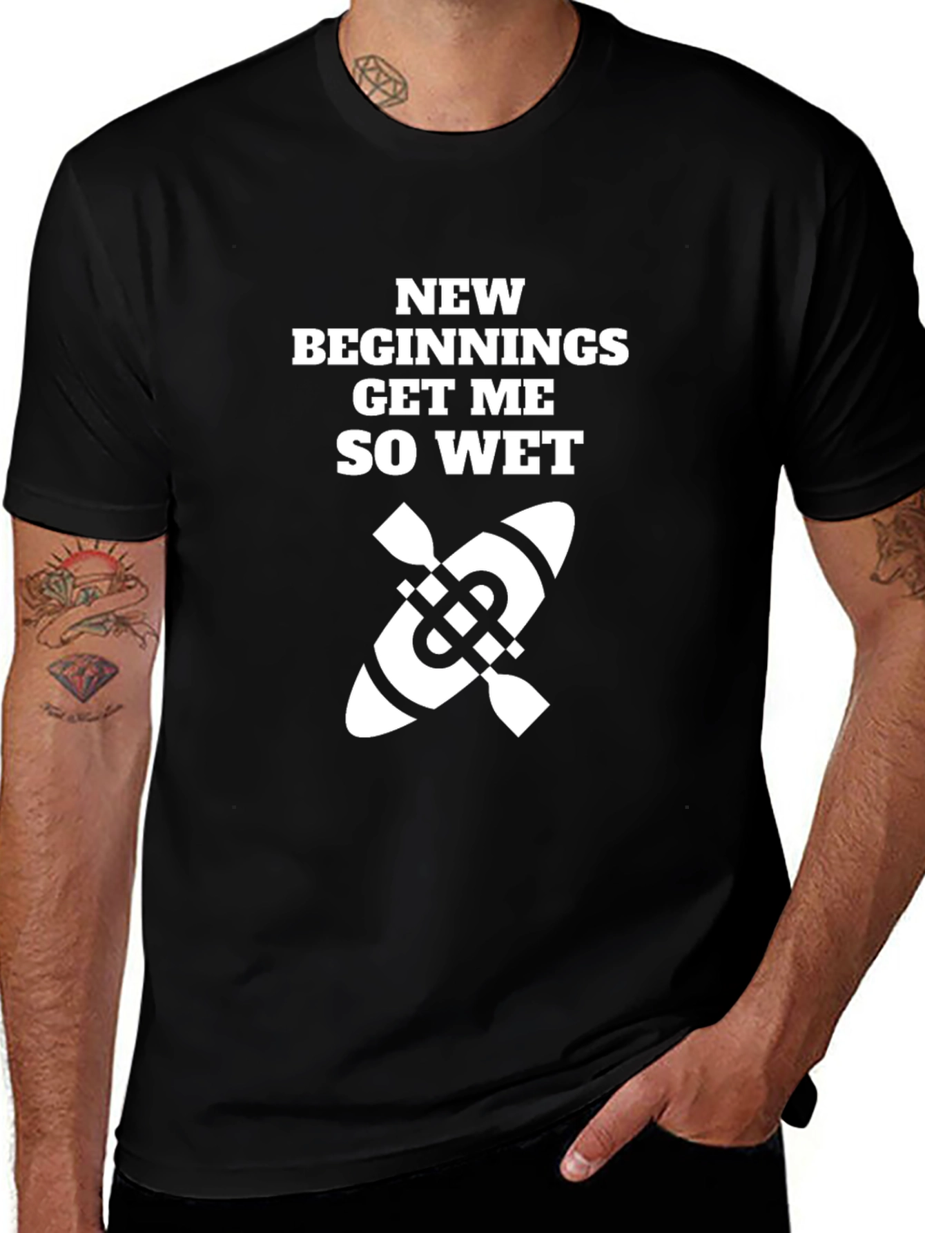 Variant 30 of New Beginnings Get Me So Wet Kayak T-Shirt