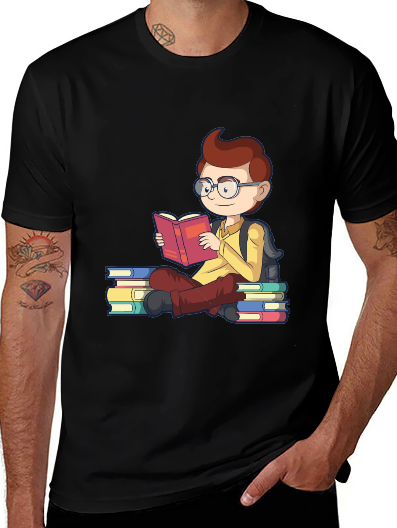 Variant 19 of Bookworm T-Shirt - Read in Style
