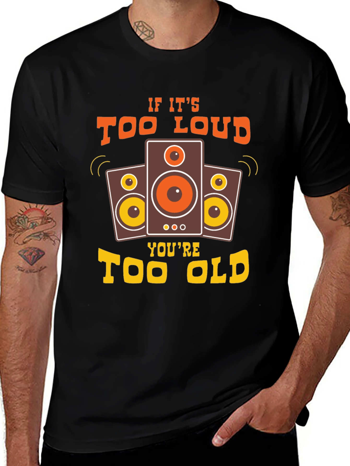 Variant 4 of Too Loud, Too Old Graphic Tee
