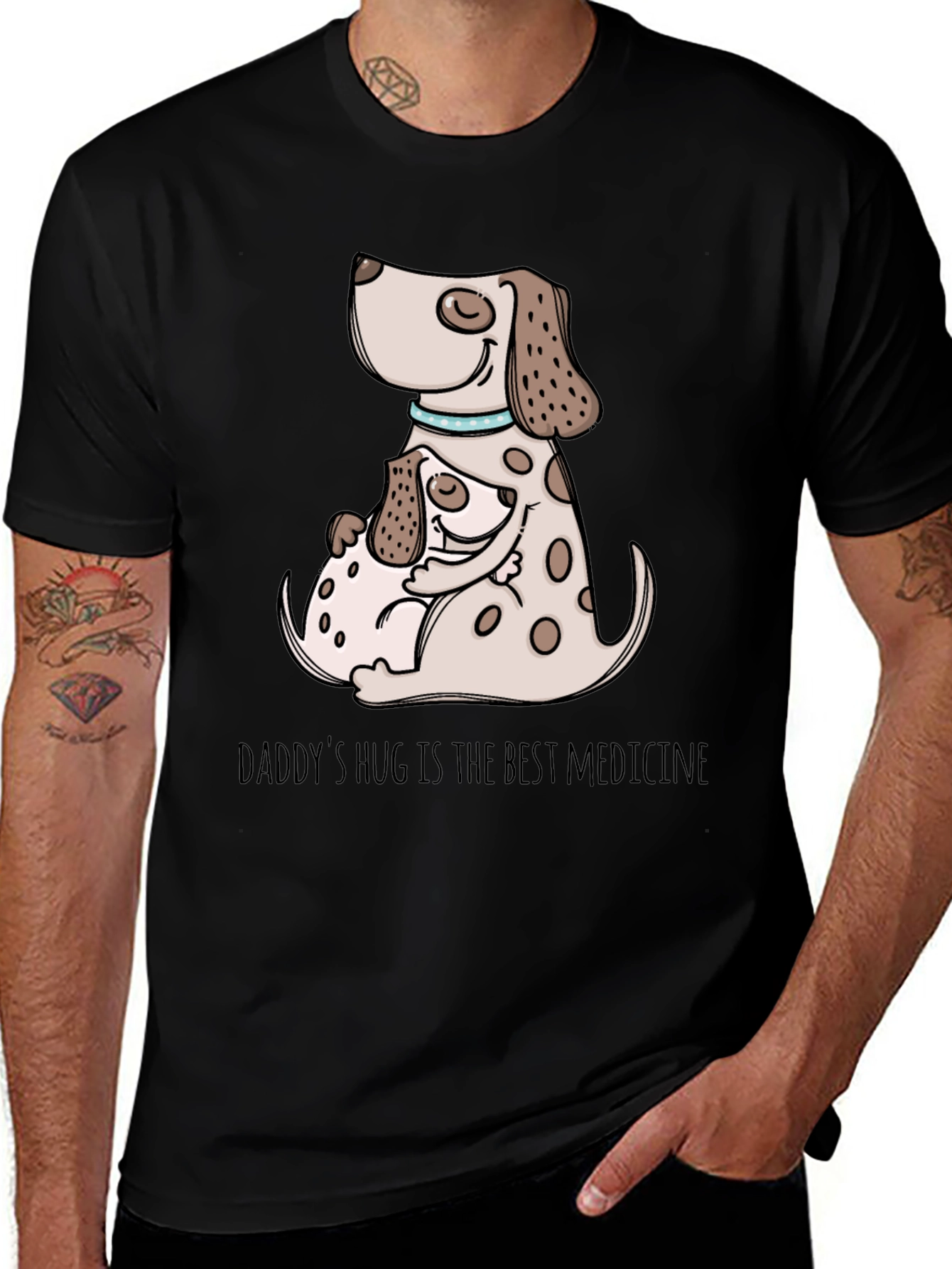 Variant 7 of Daddy's Hug Dog Graphic T-Shirt