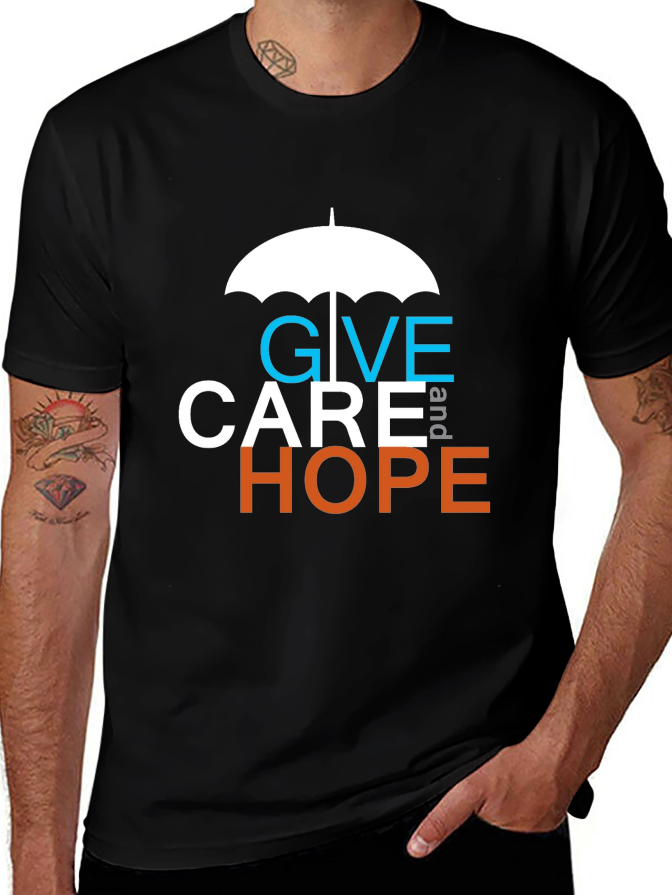 Variant 9 of Give Care and Hope T-Shirt