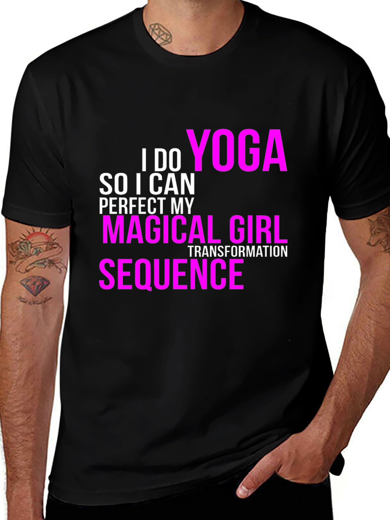 Variant 9 of Yoga Magical Girl Transformation T-Shirt