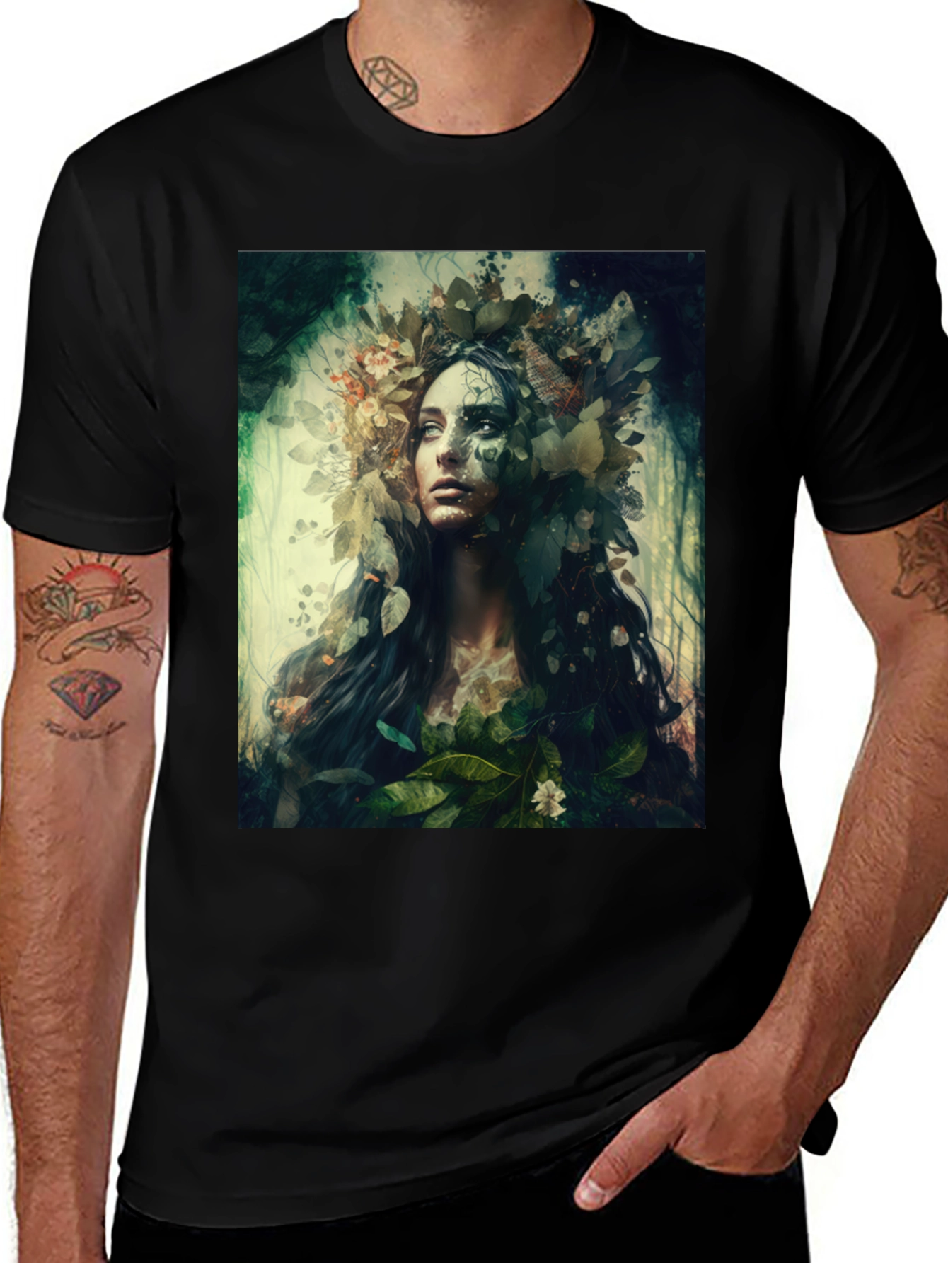Variant 21 of Nature Goddess Graphic T-Shirt