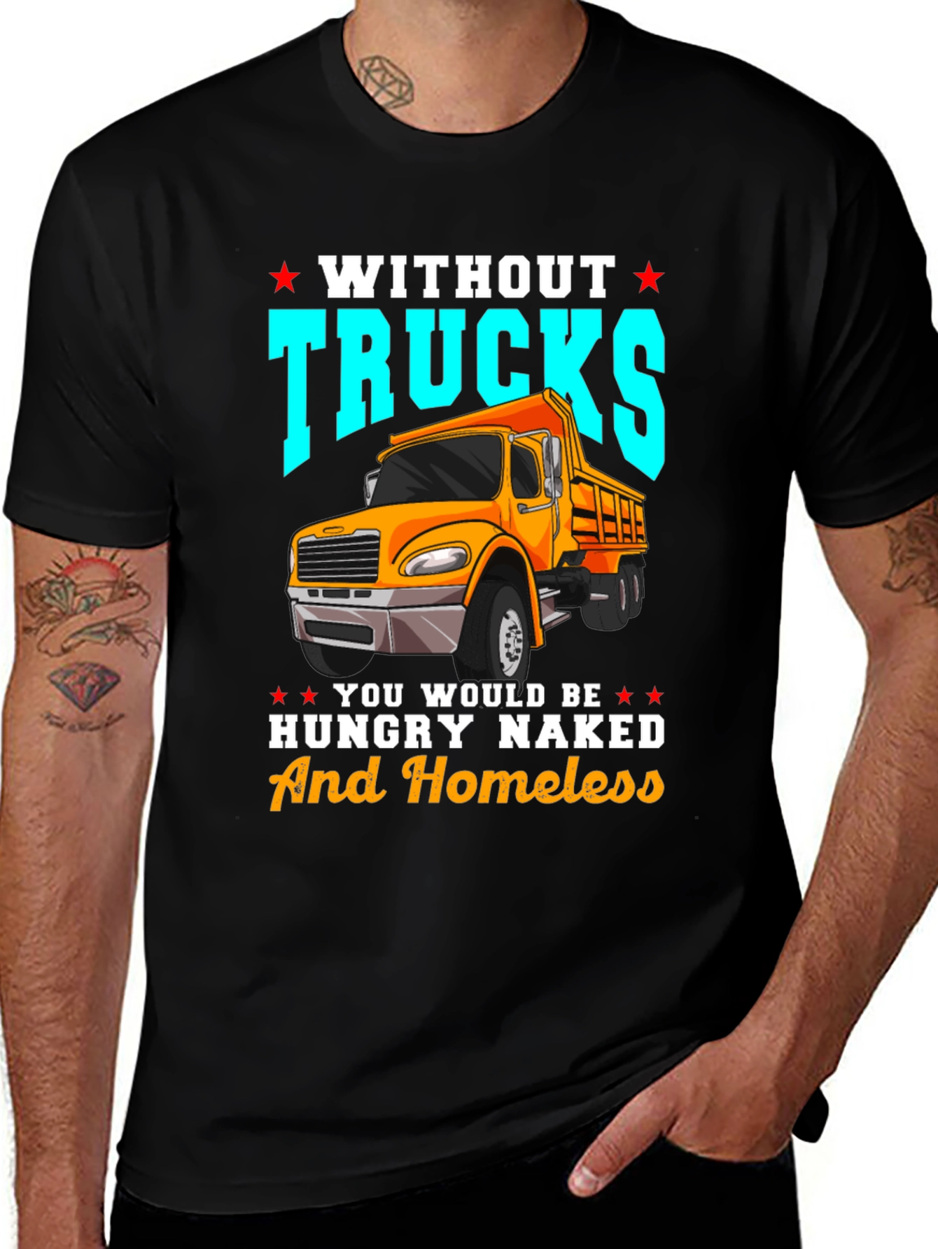 Variant 18 of Without Trucks T-Shirt: Hungry, Naked & Homeless Tee