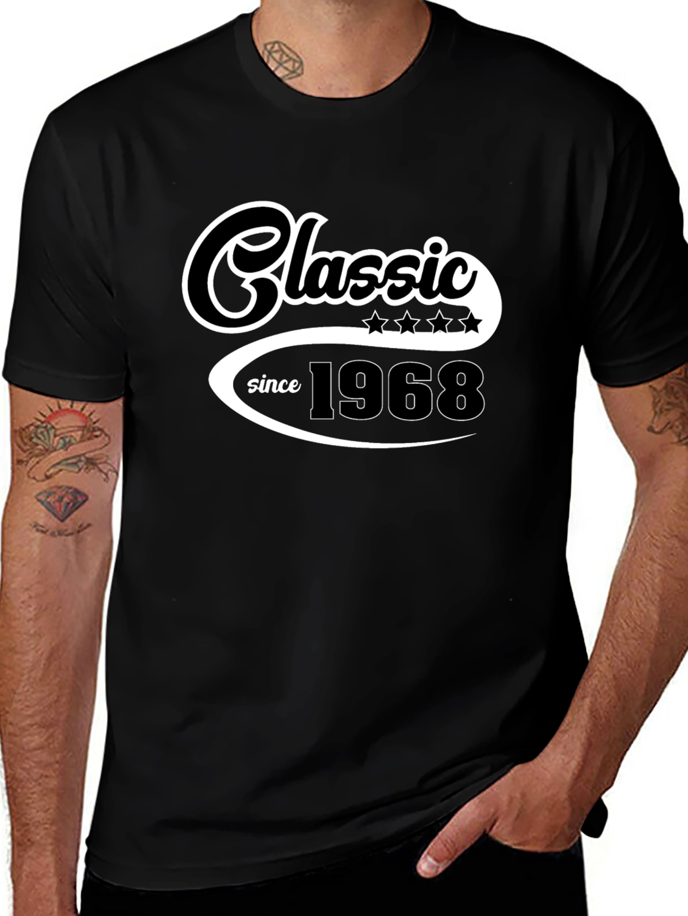 Variant 29 of Classic Since 1968 Black Graphic Tee