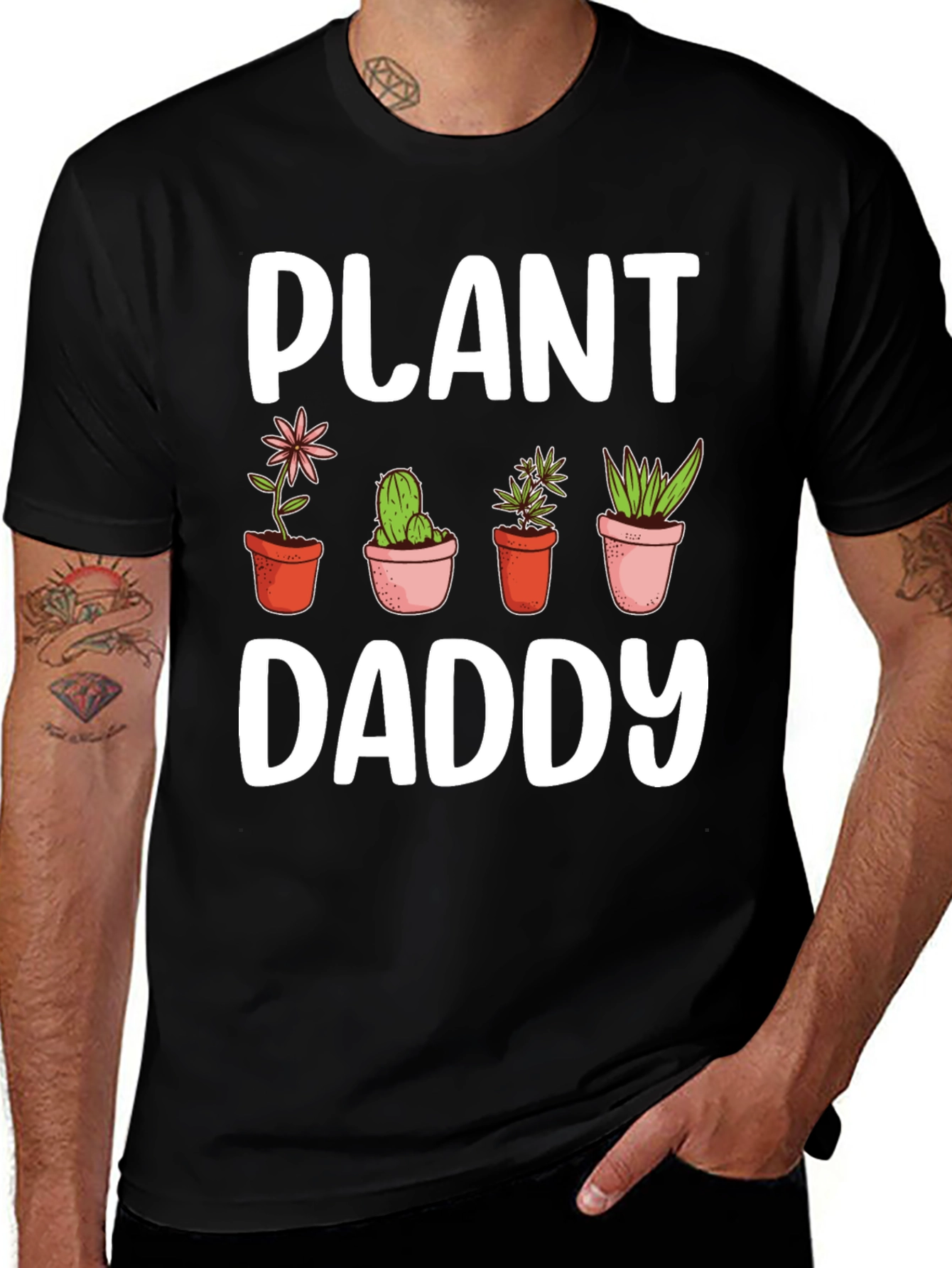 Variant 14 of Plant Daddy Graphic T-Shirt - Gardening Lover Gift