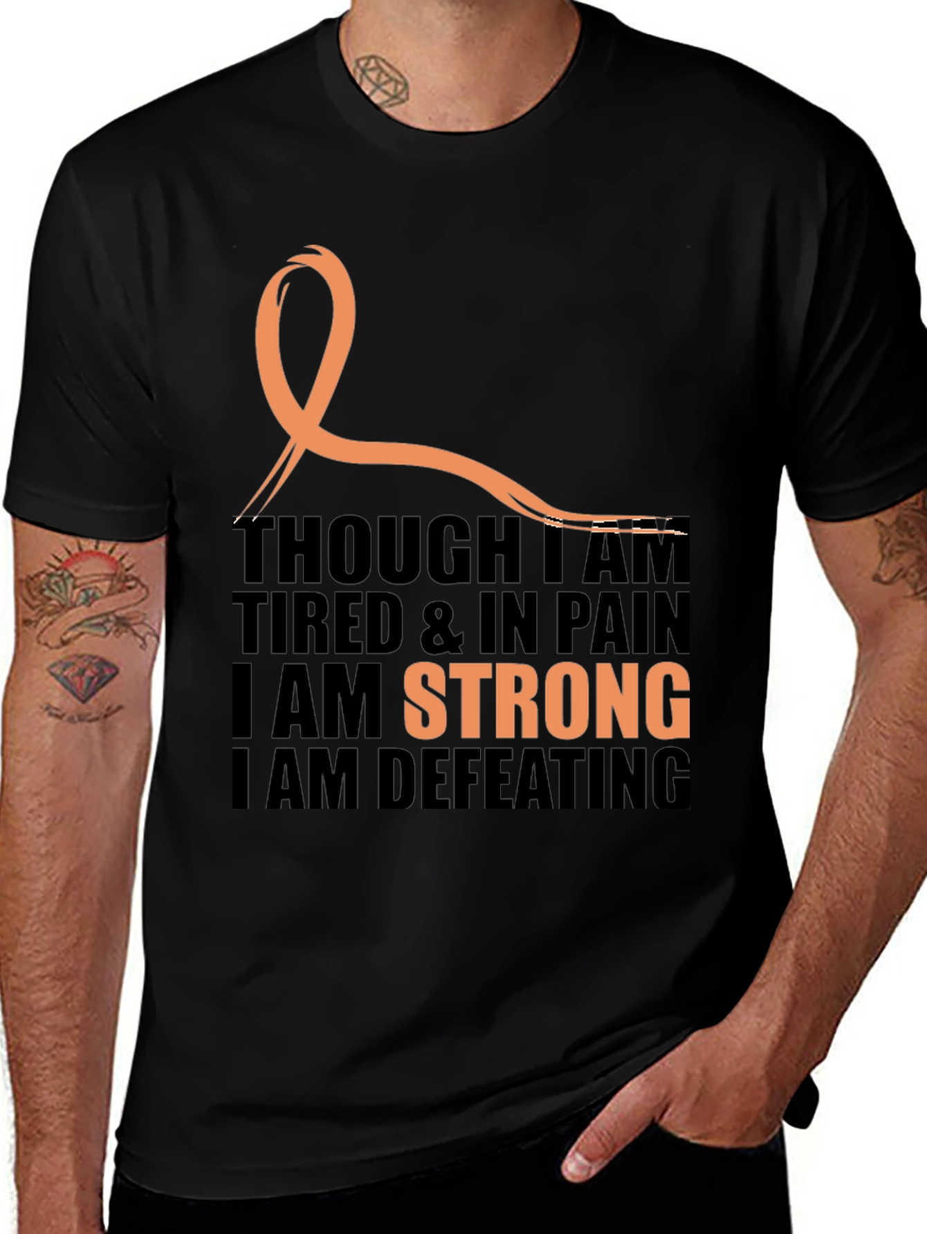 Variant 4 of I Am Strong Awareness T-Shirt