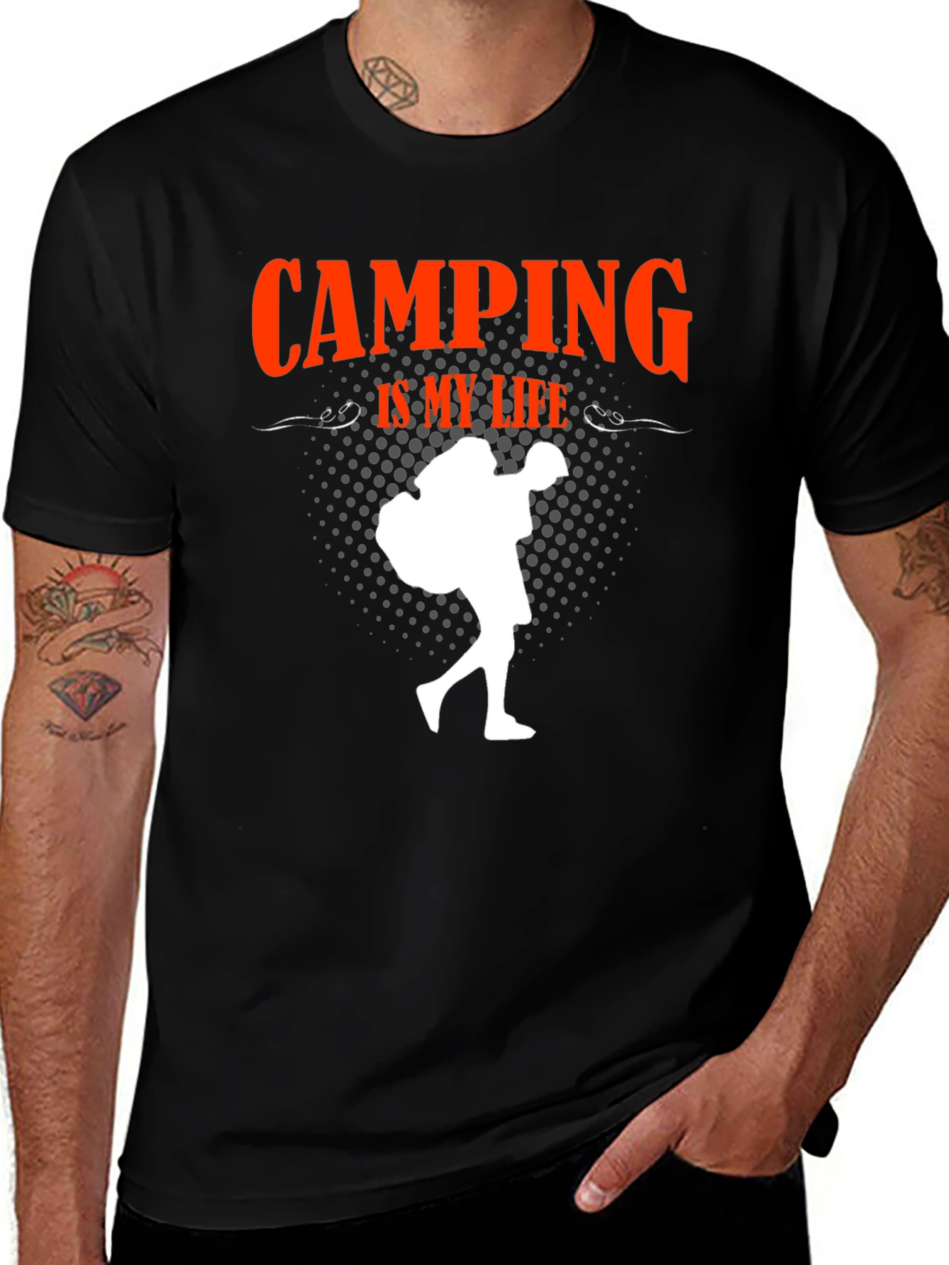 Variant 10 of Camping Is My Life Graphic Tee