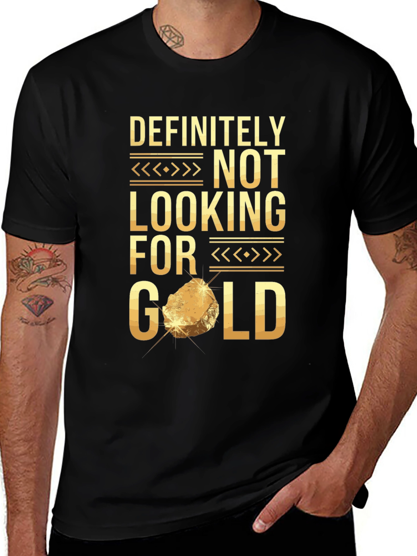 Variant 3 of Definitely Not Looking For Gold T-Shirt Funny