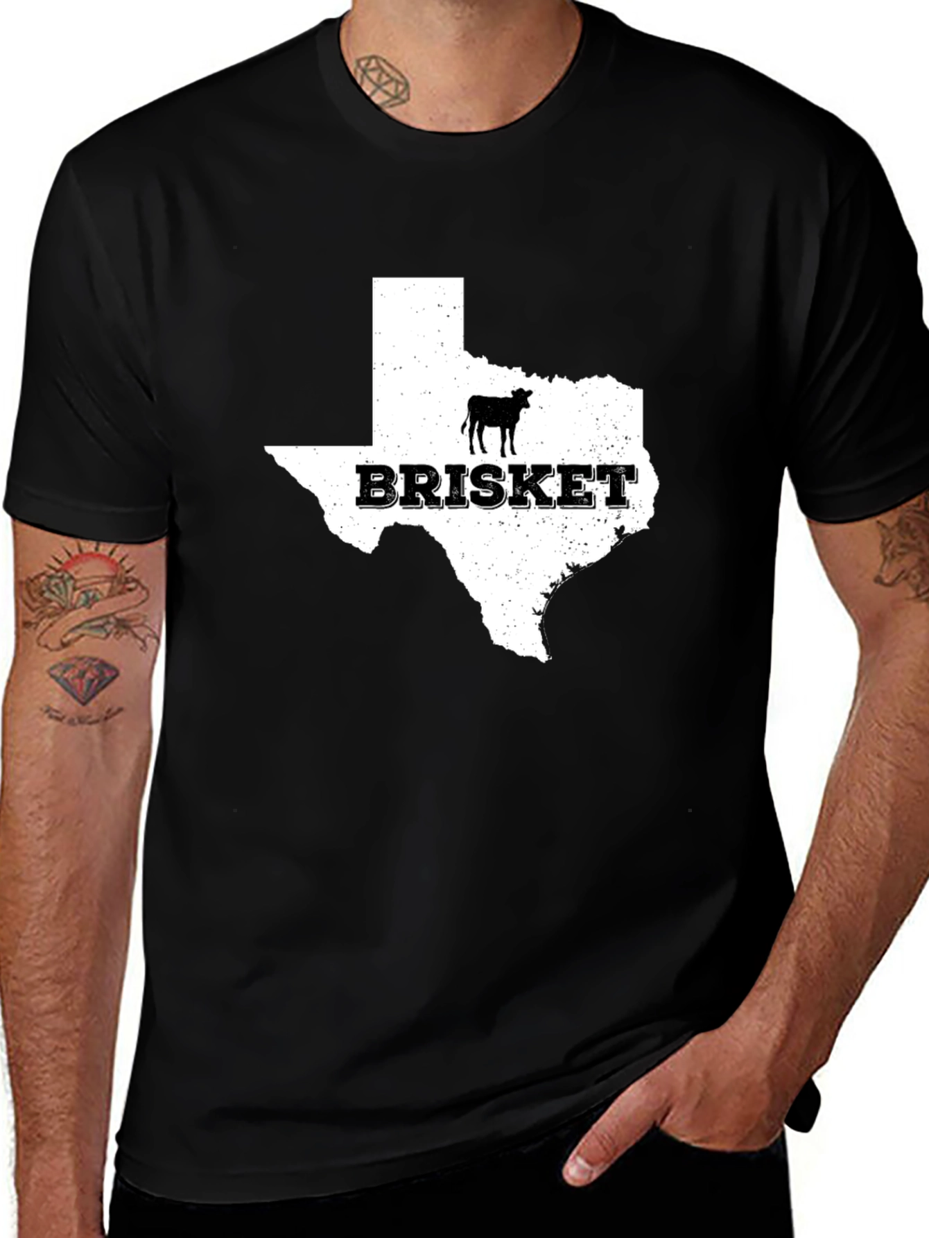 Texas Brisket T-Shirt - BBQ Lover Tee