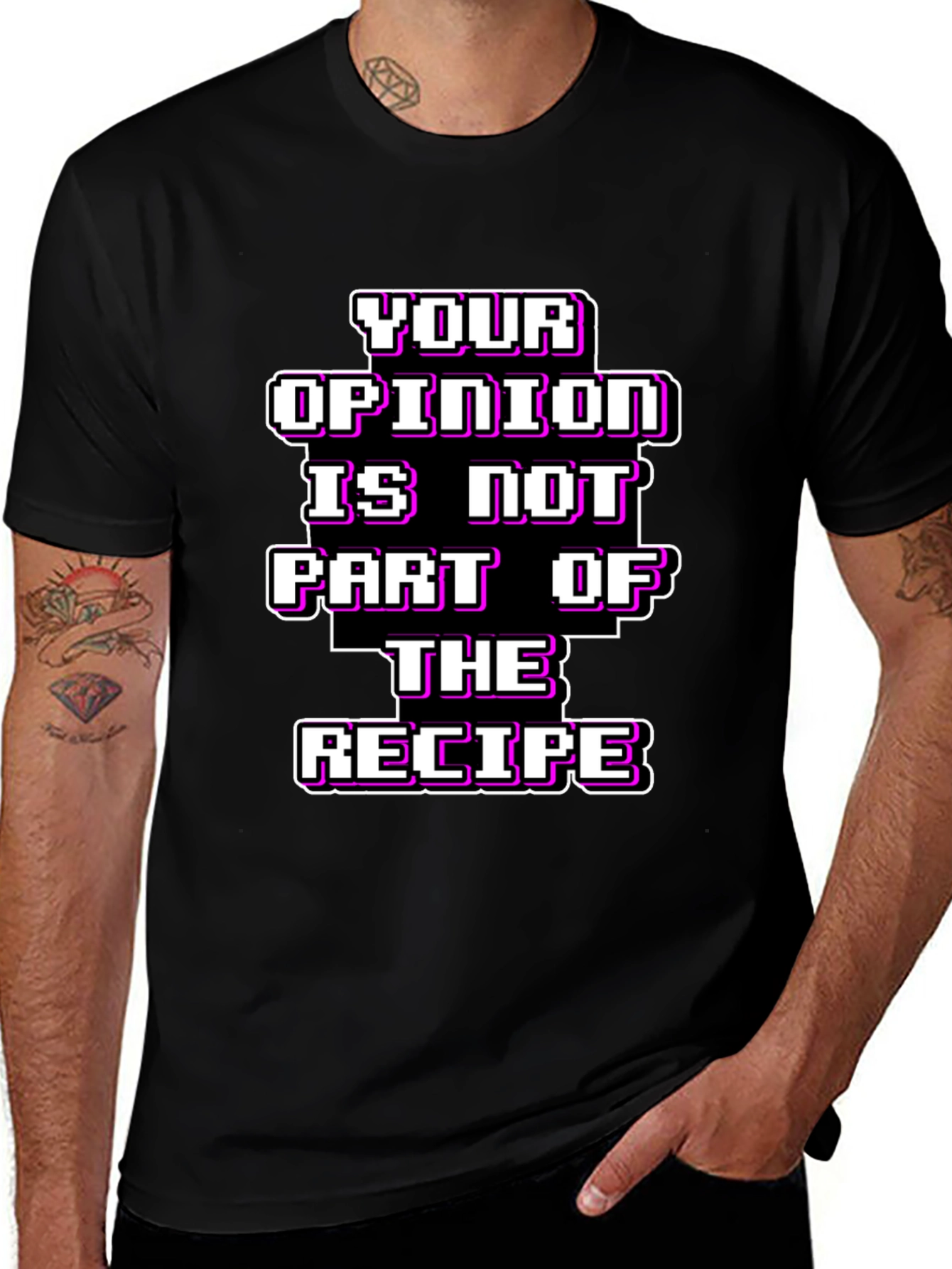 Variant 13 of Your Opinion T-Shirt - Funny Recipe Tee