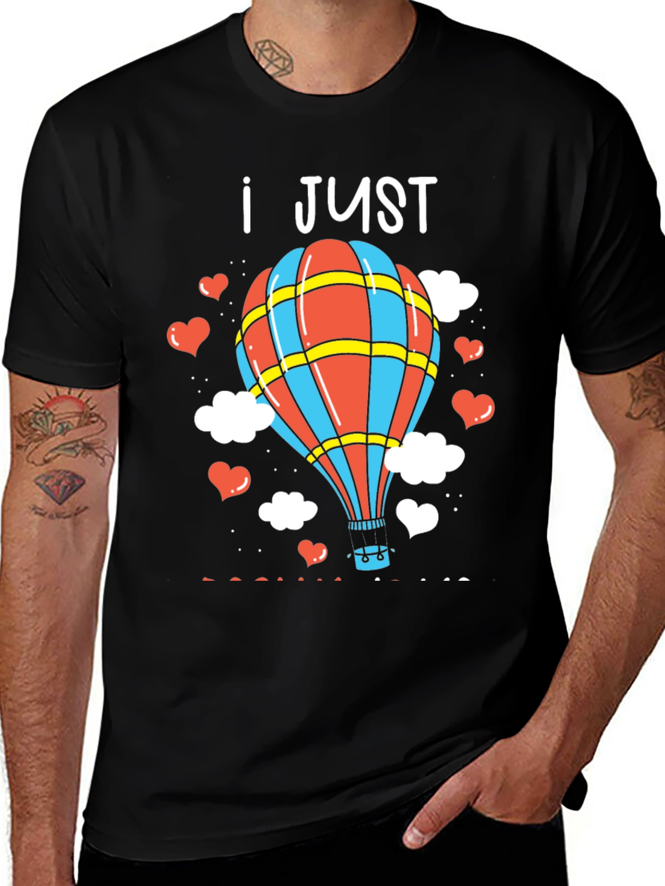 Variant 15 of I Just Really Like Hot Air Balloons T-Shirt