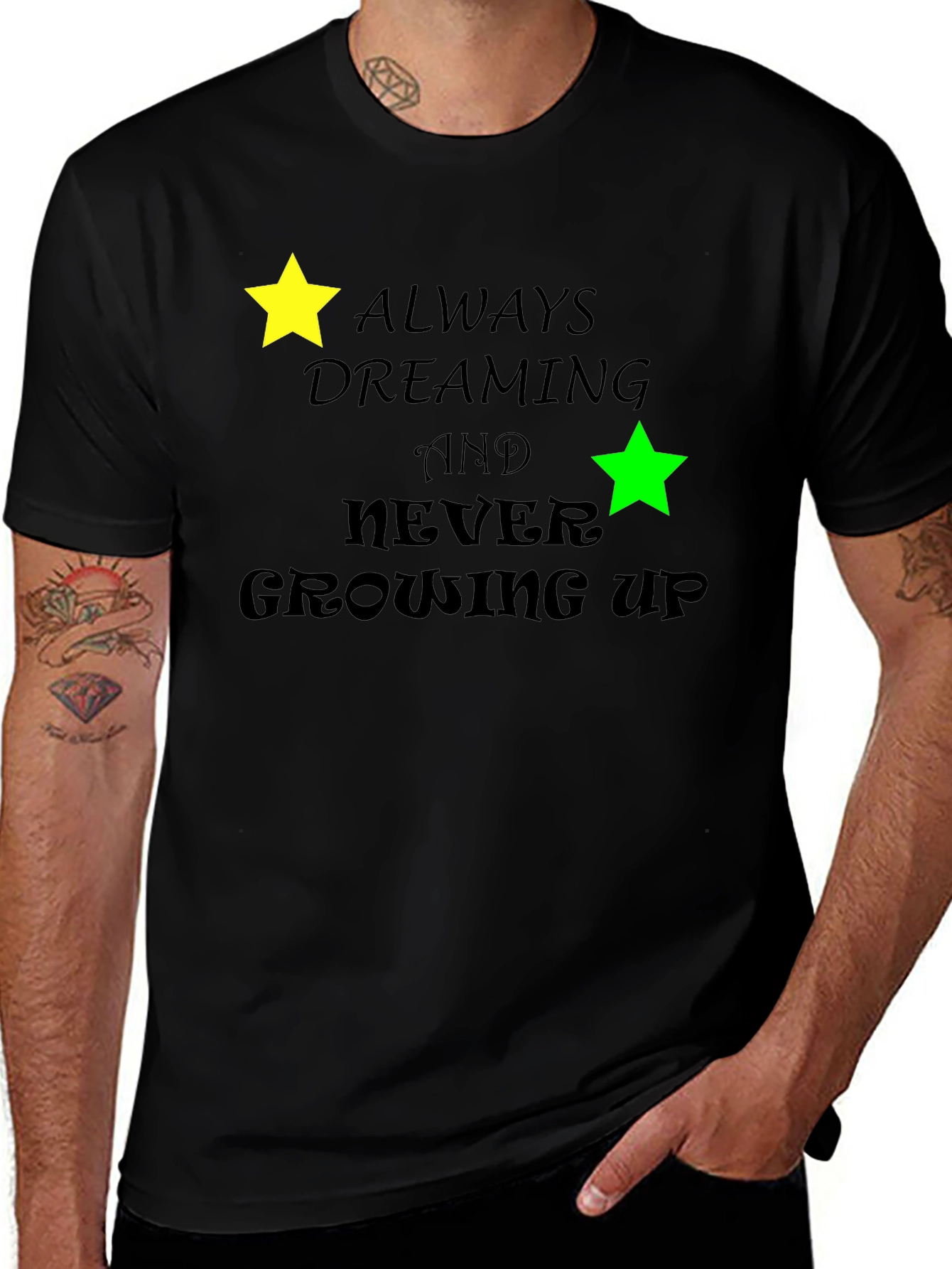 Dreamer's T-Shirt: Always Dreaming Never Growing Up