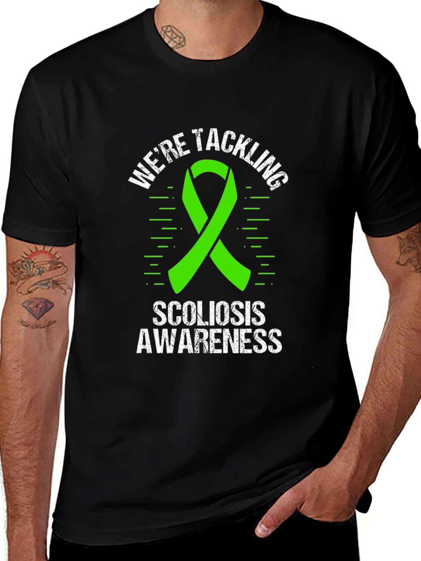 Variant 27 of Scoliosis Awareness T-Shirt