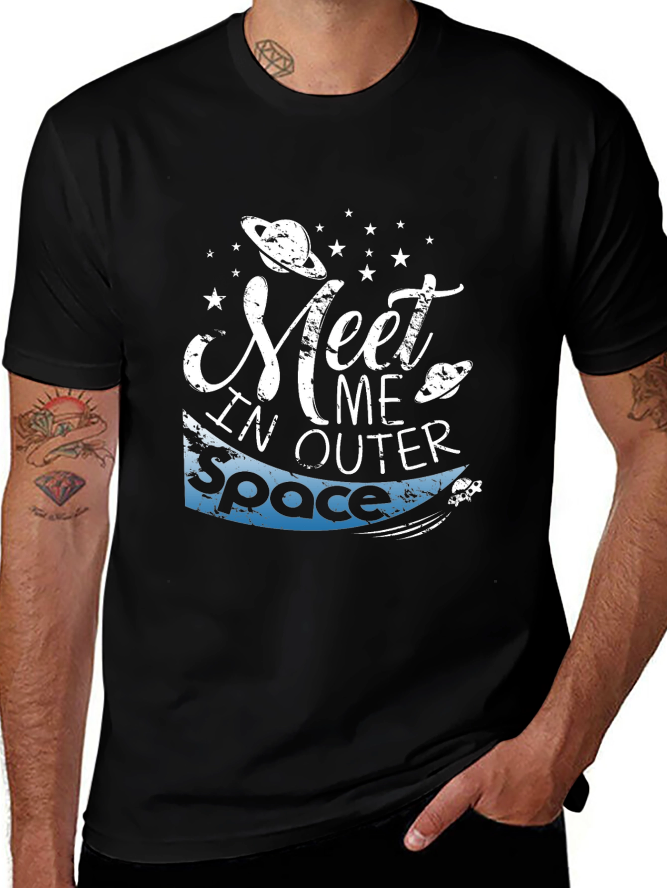 Variant 17 of Meet Me In Outer Space Graphic Tee