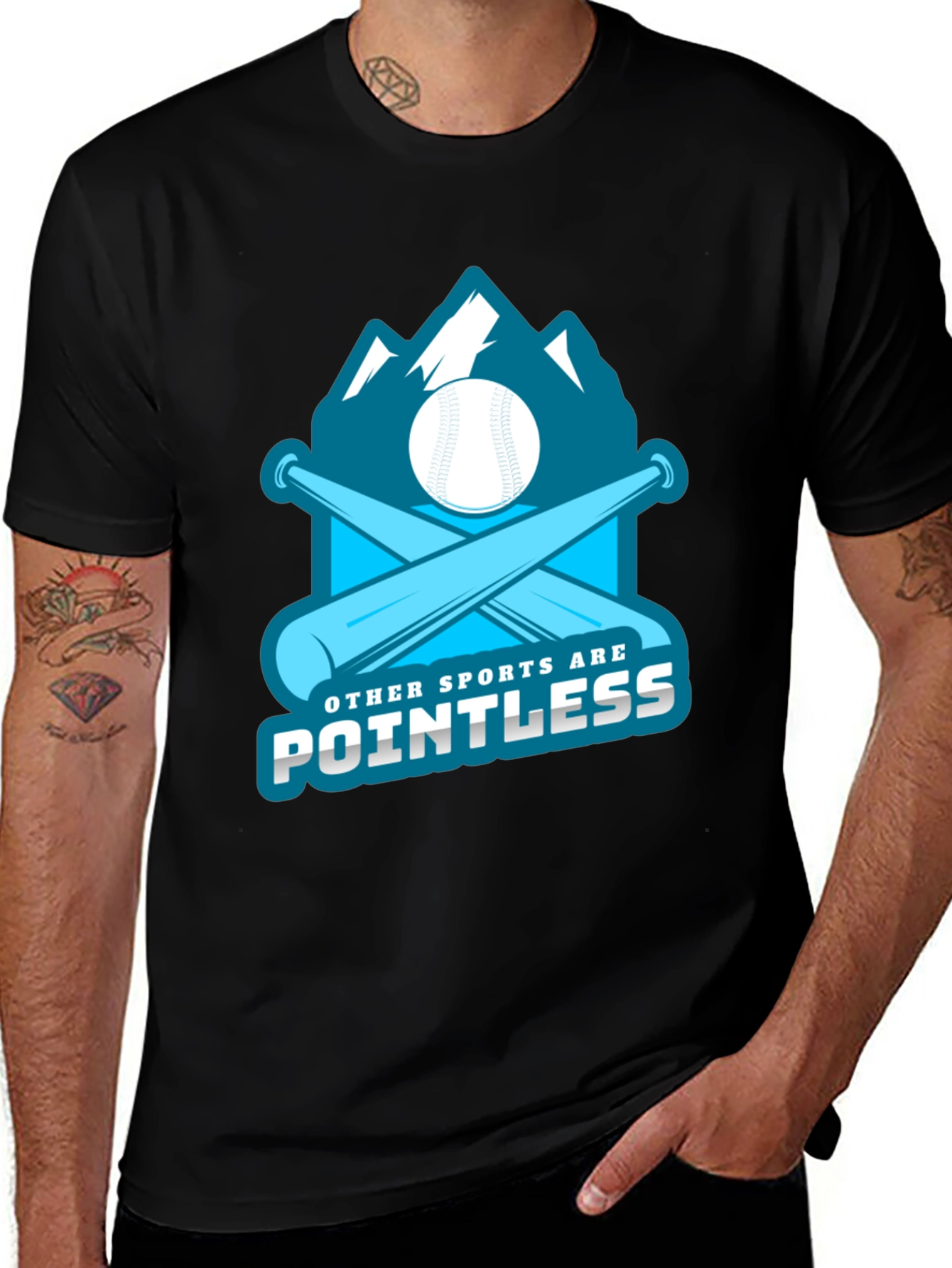 Variant 24 of Baseball T-Shirt - Other Sports are Pointless