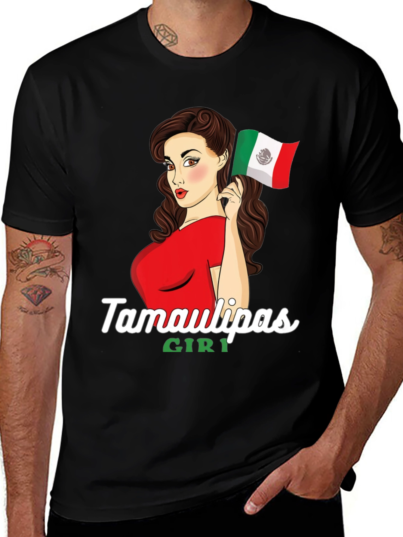 Tamaulipas Girl T-Shirt - Mexico Pride Tee