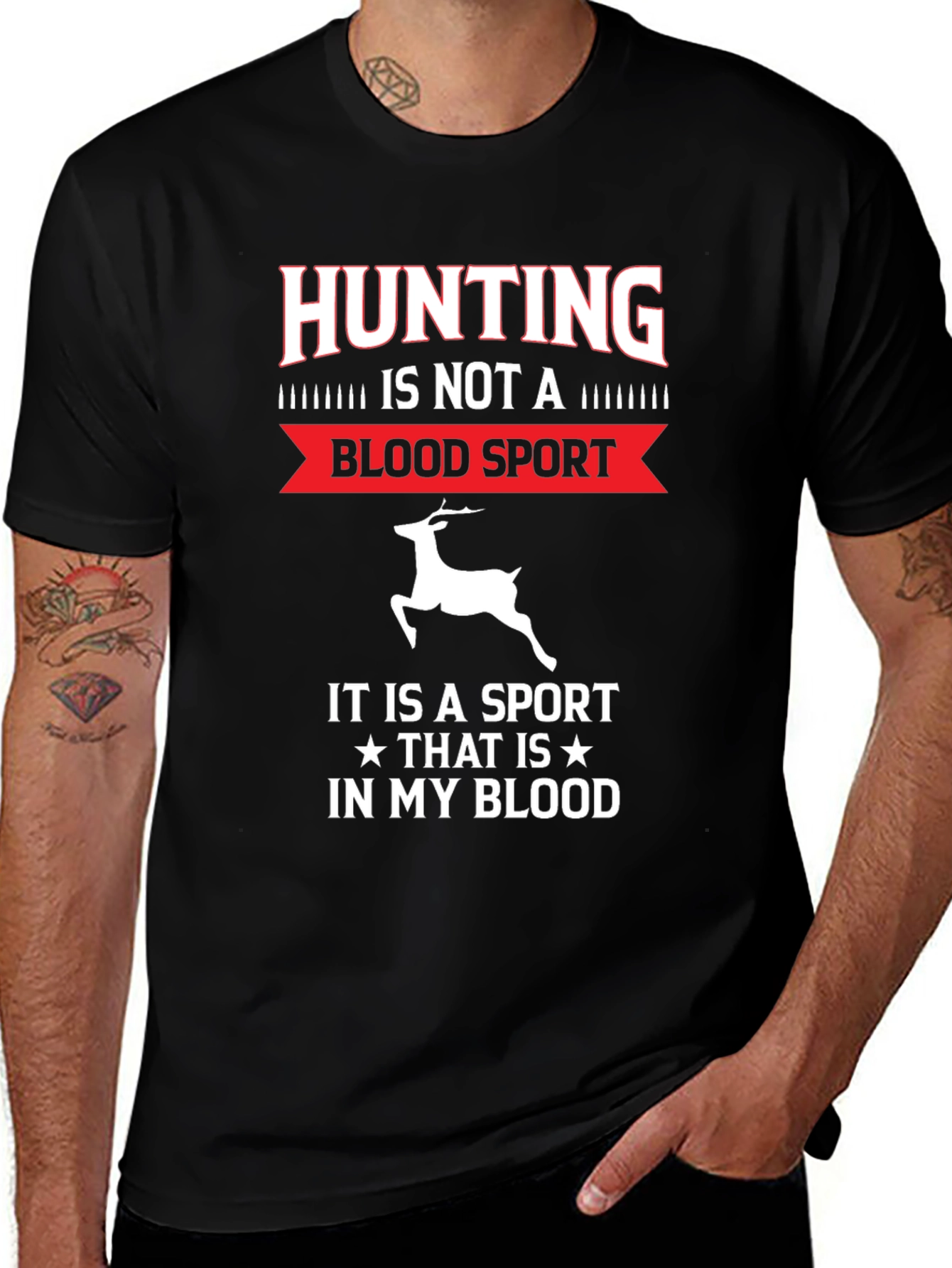 Variant 11 of Hunting Is In My Blood T-Shirt