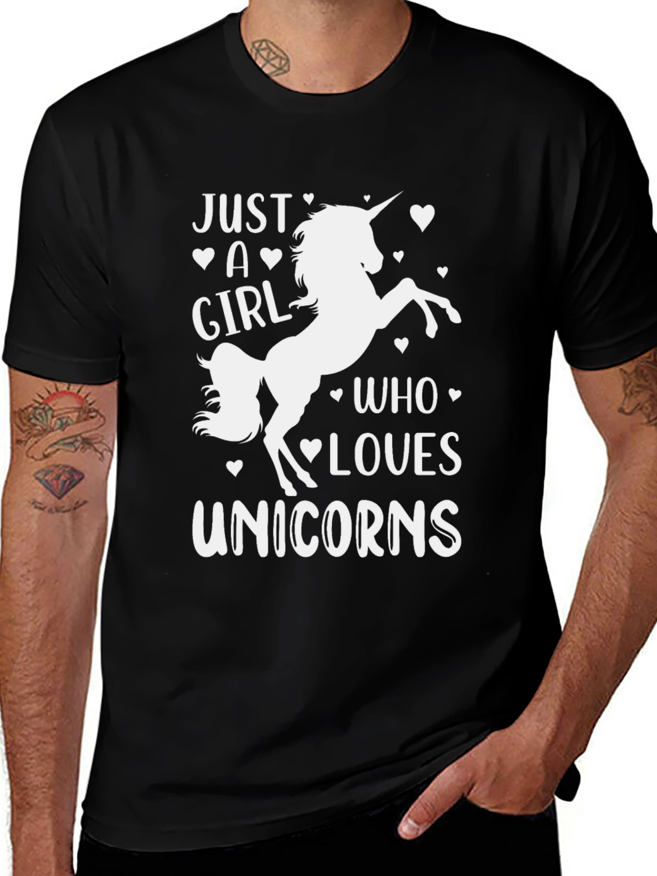 Variant 30 of Unicorn Lover T-Shirt - Just A Girl Who Loves Unicorns
