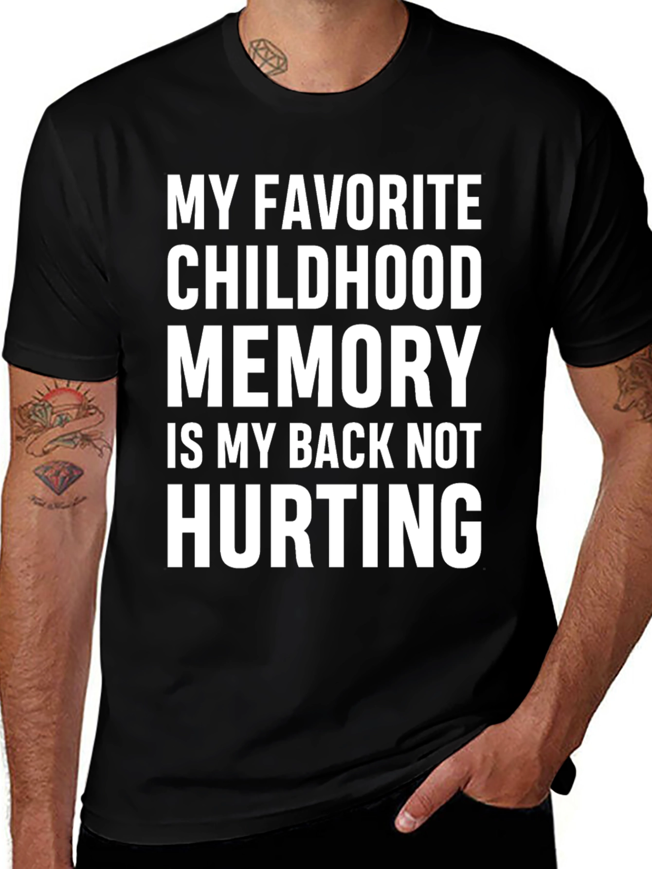 Variant 16 of Funny Back Pain Relief T-Shirt