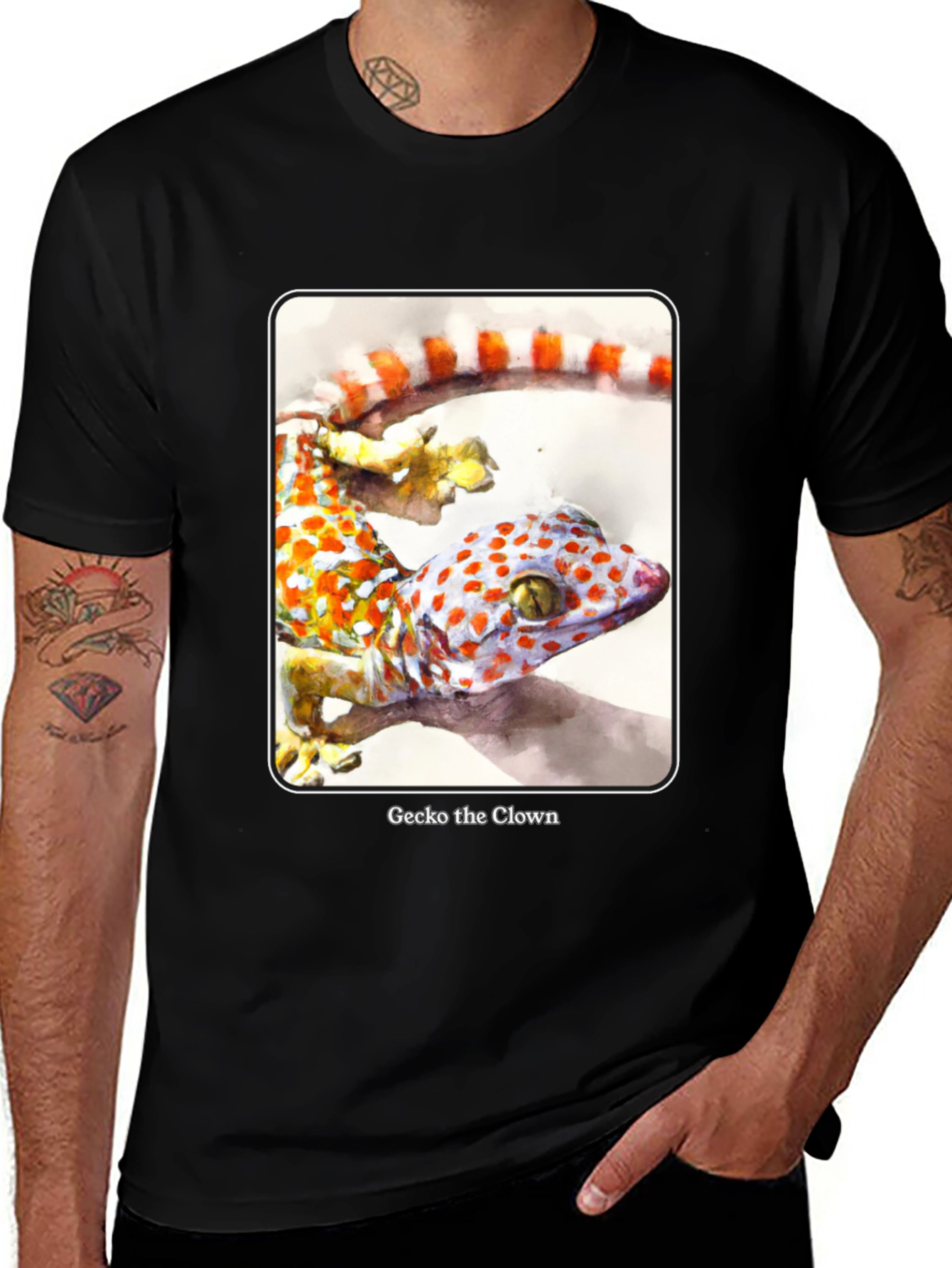 Variant 18 of Gecko the Clown Graphic T-Shirt