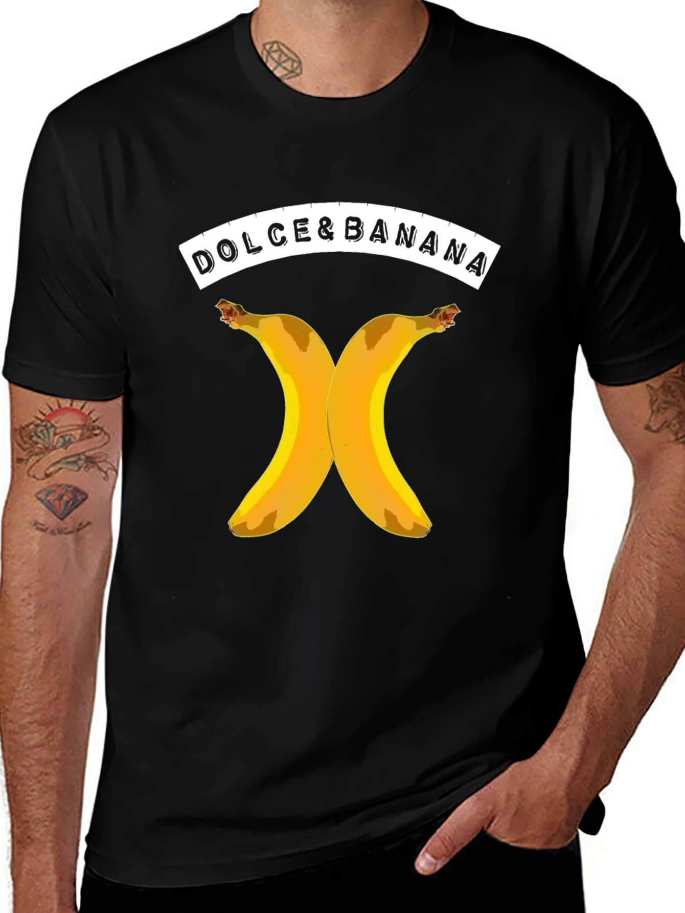 Black Dolce & Banana Graphic T-Shirt - Black main image