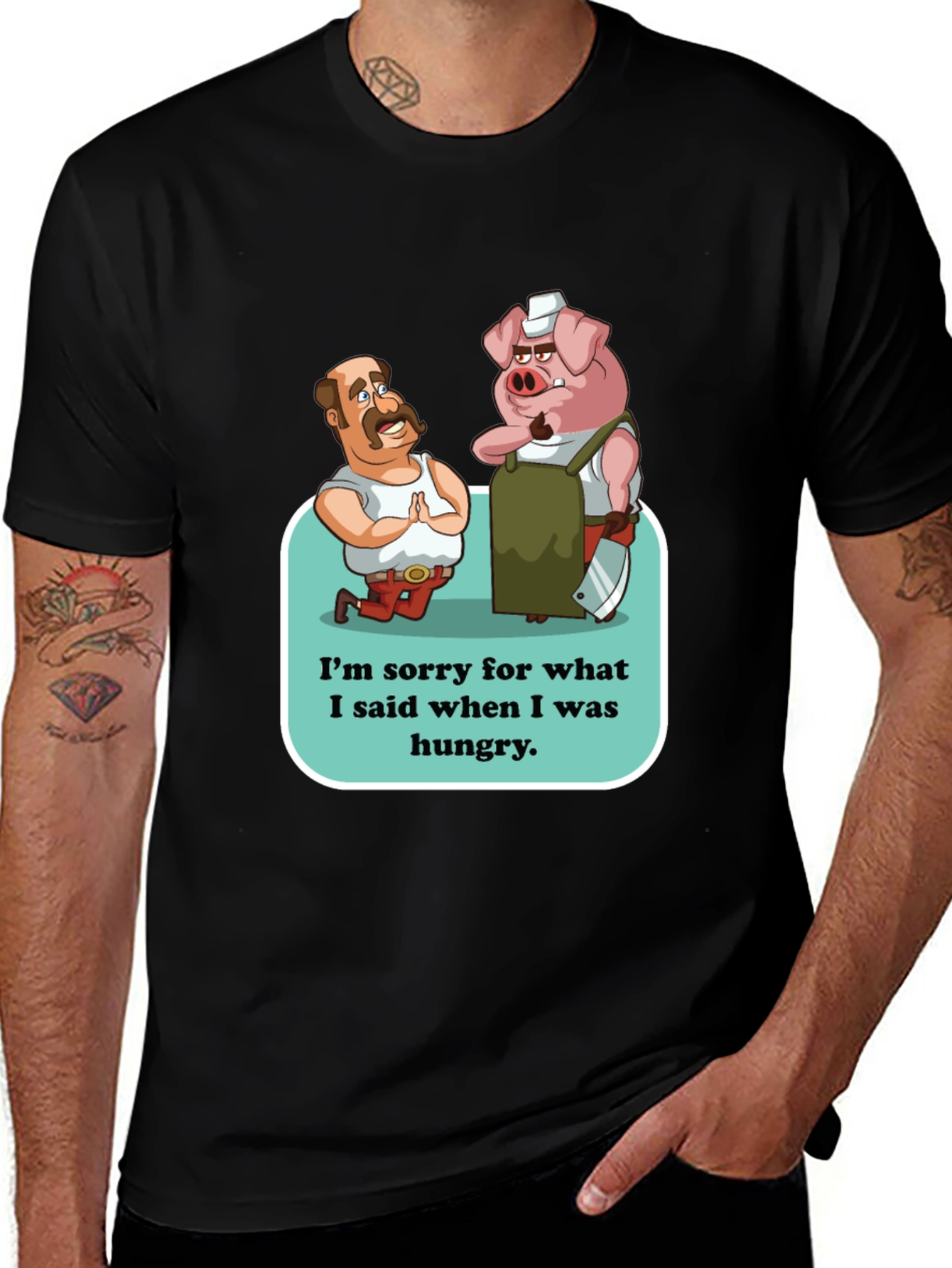 Variant 12 of Funny "I'm Sorry" Graphic T-Shirt