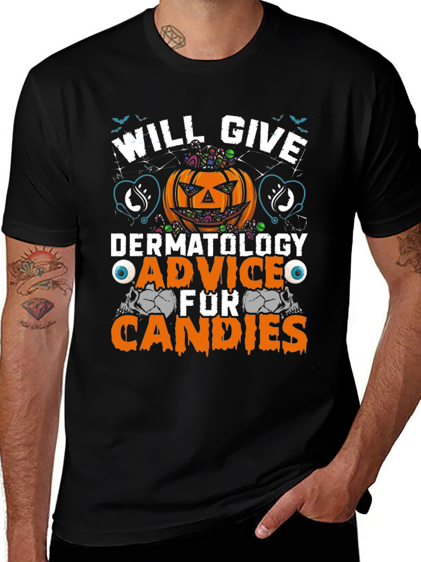 Dermatology Advice for Candies T-Shirt Halloween