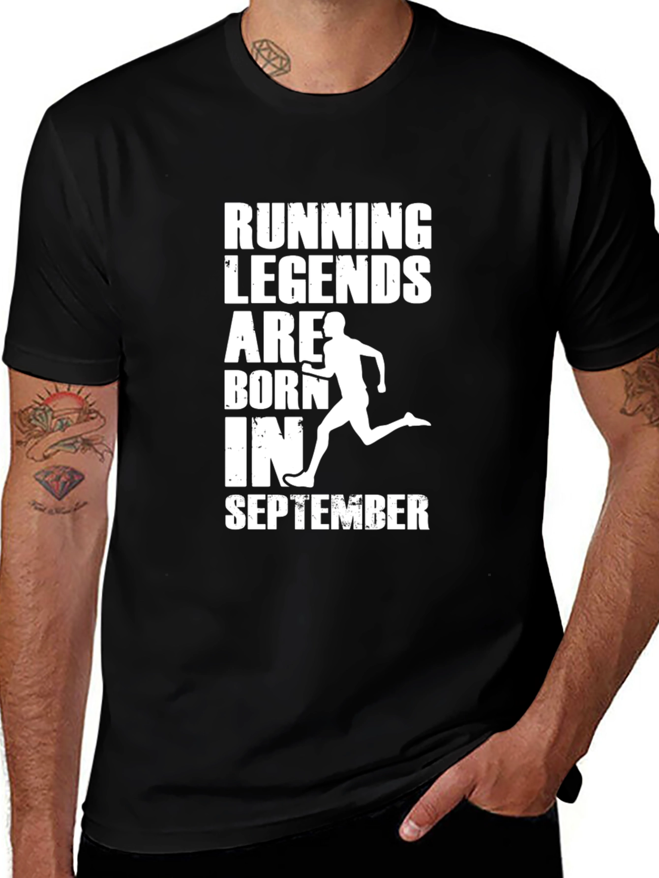 Variant 6 of Running Legends September Birthday Graphic Tee