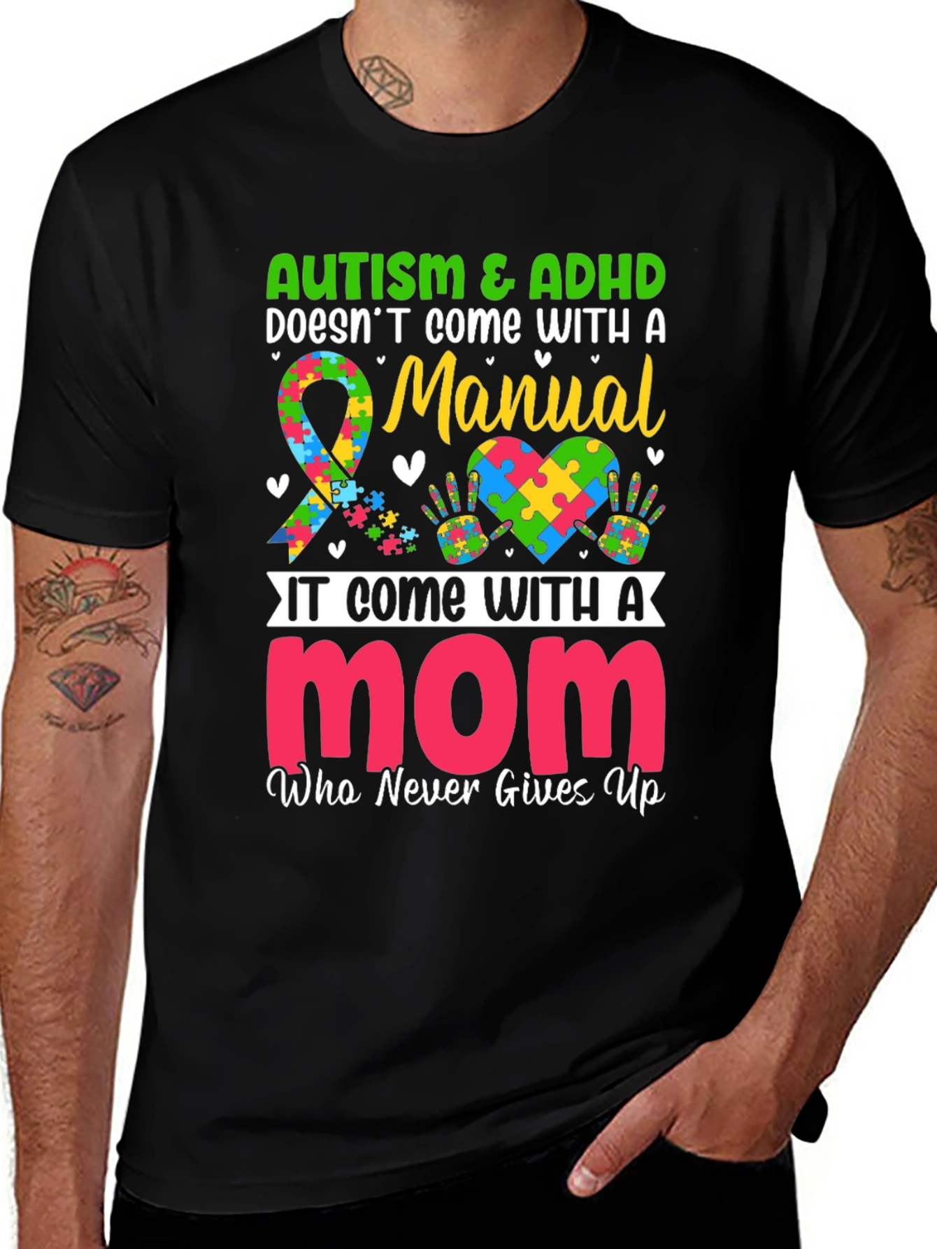 Autism & ADHD Mom T-Shirt
