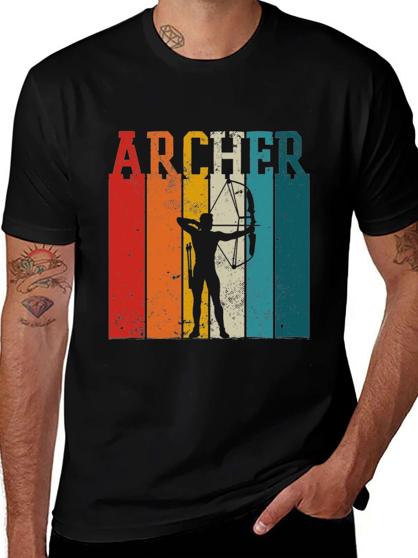 Variant 28 of Retro Archer Graphic Tee